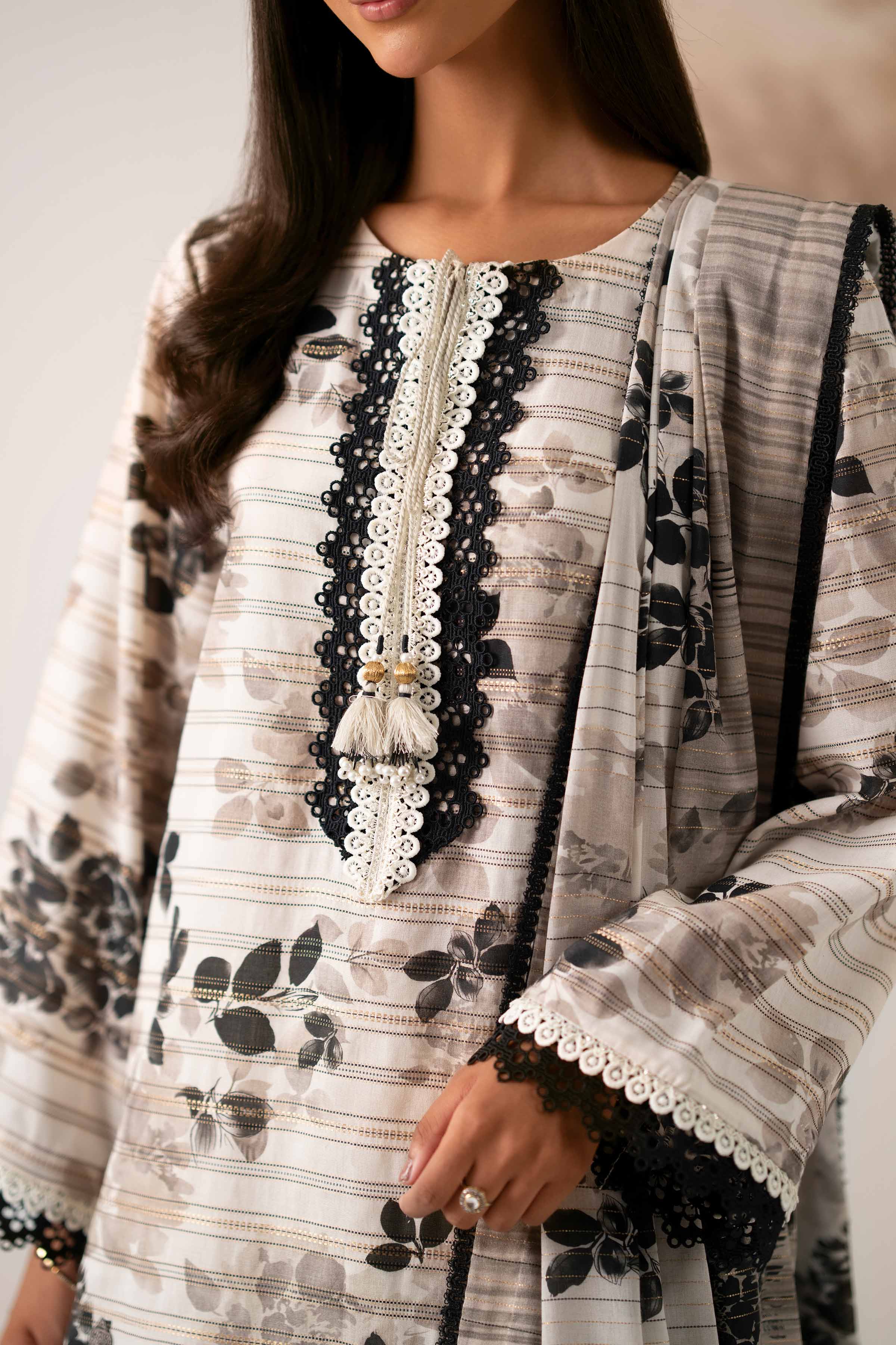3 Piece - Digital Printed Embroidered Suit - 42502610 for Women - Unstitched Collection | Nishat | Shop Online