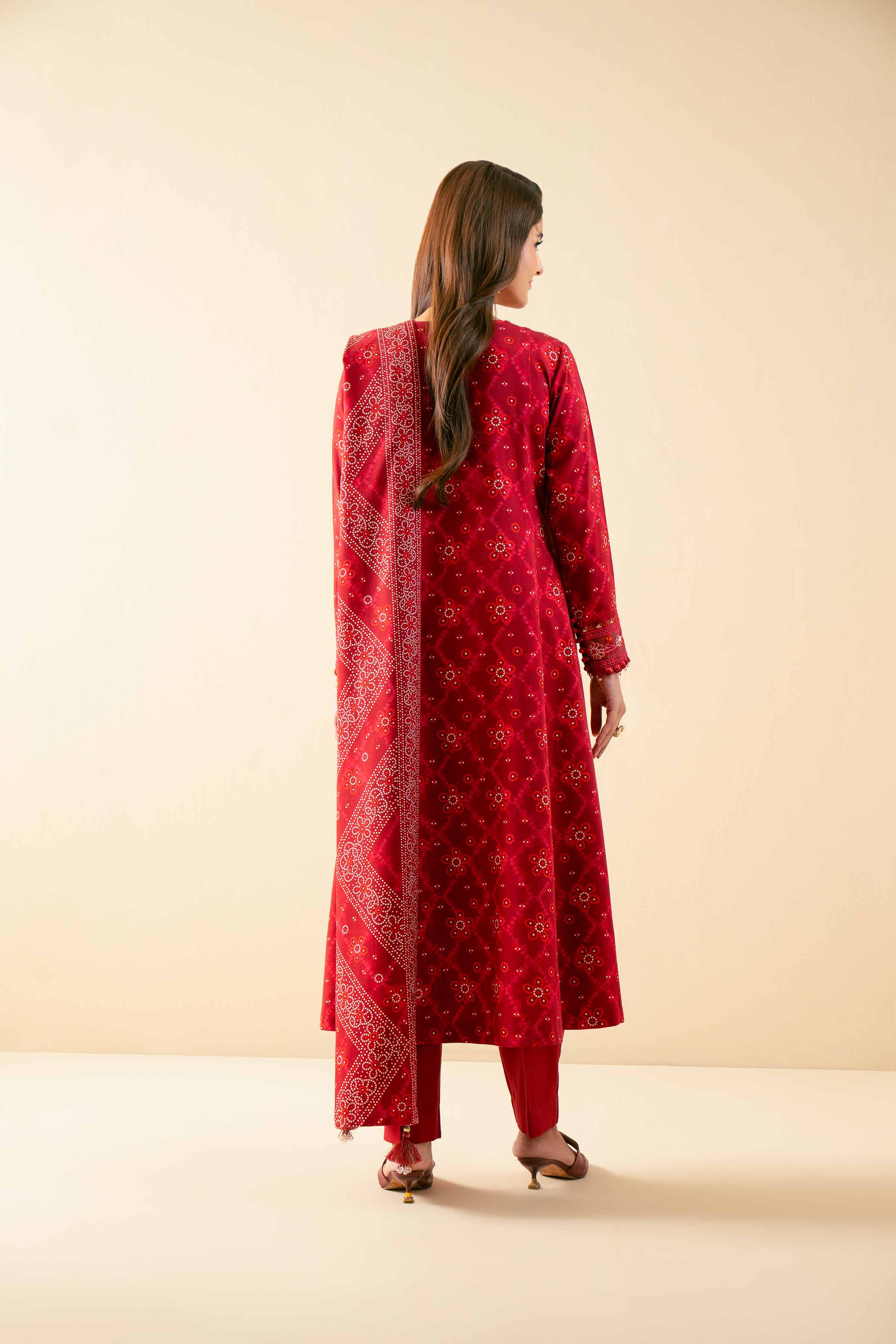 3 Piece - Printed Embroidered Suit - 42502617 for Women - Unstitched Collection | Nishat | Shop Online