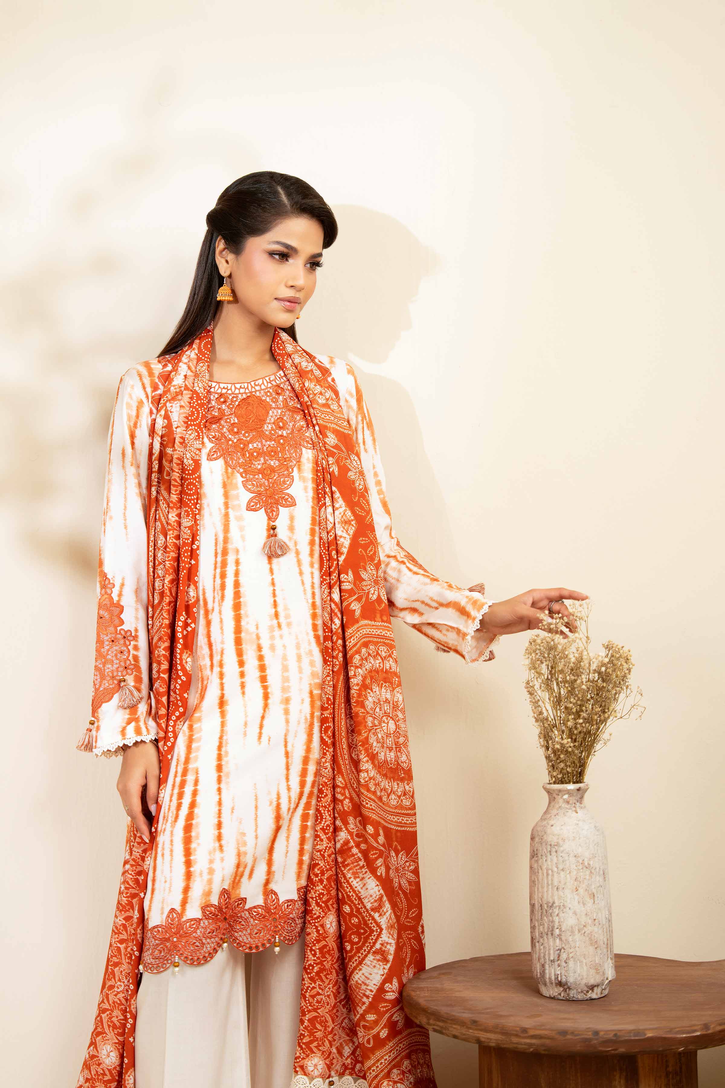 3 Piece - Printed Embroidered Suit - 42502621 for Women - Unstitched Collection | Nishat | Shop Online