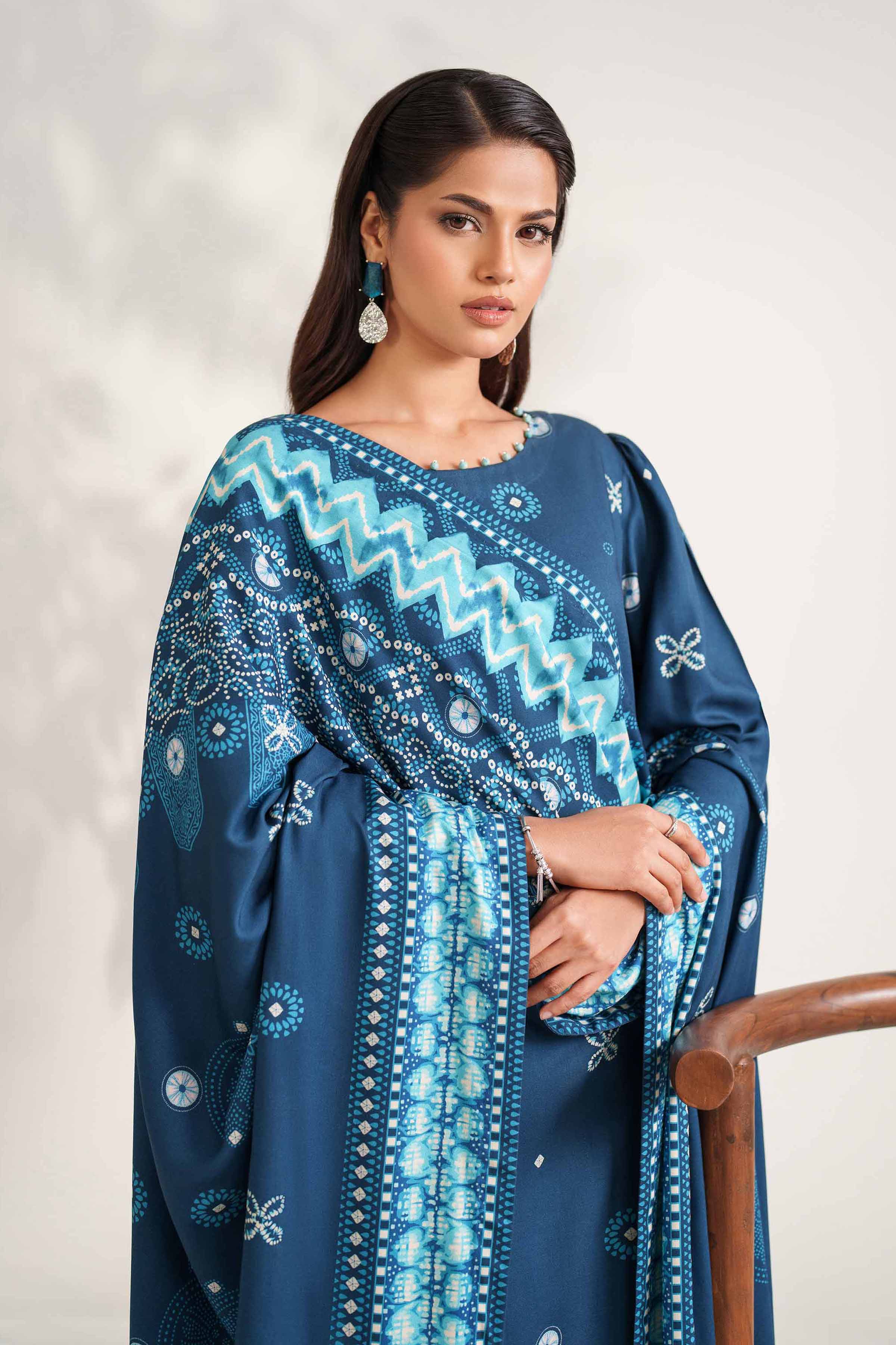 3 Piece - Printed Suit - 42502624 for Women - Unstitched Collection | Nishat | Shop Online