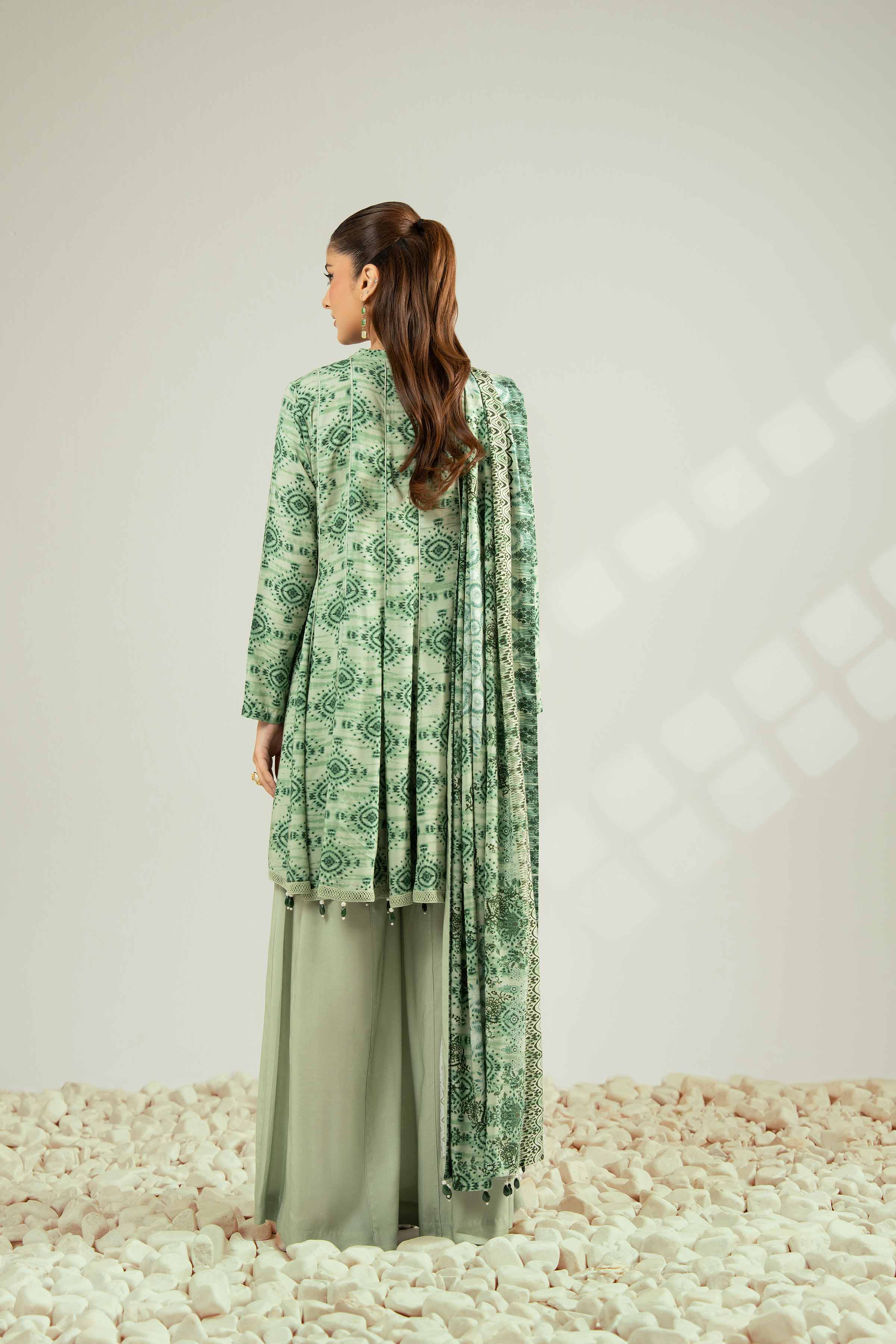 3 Piece - Printed Suit - 42502625 for Women - Unstitched Collection | Nishat | Shop Online