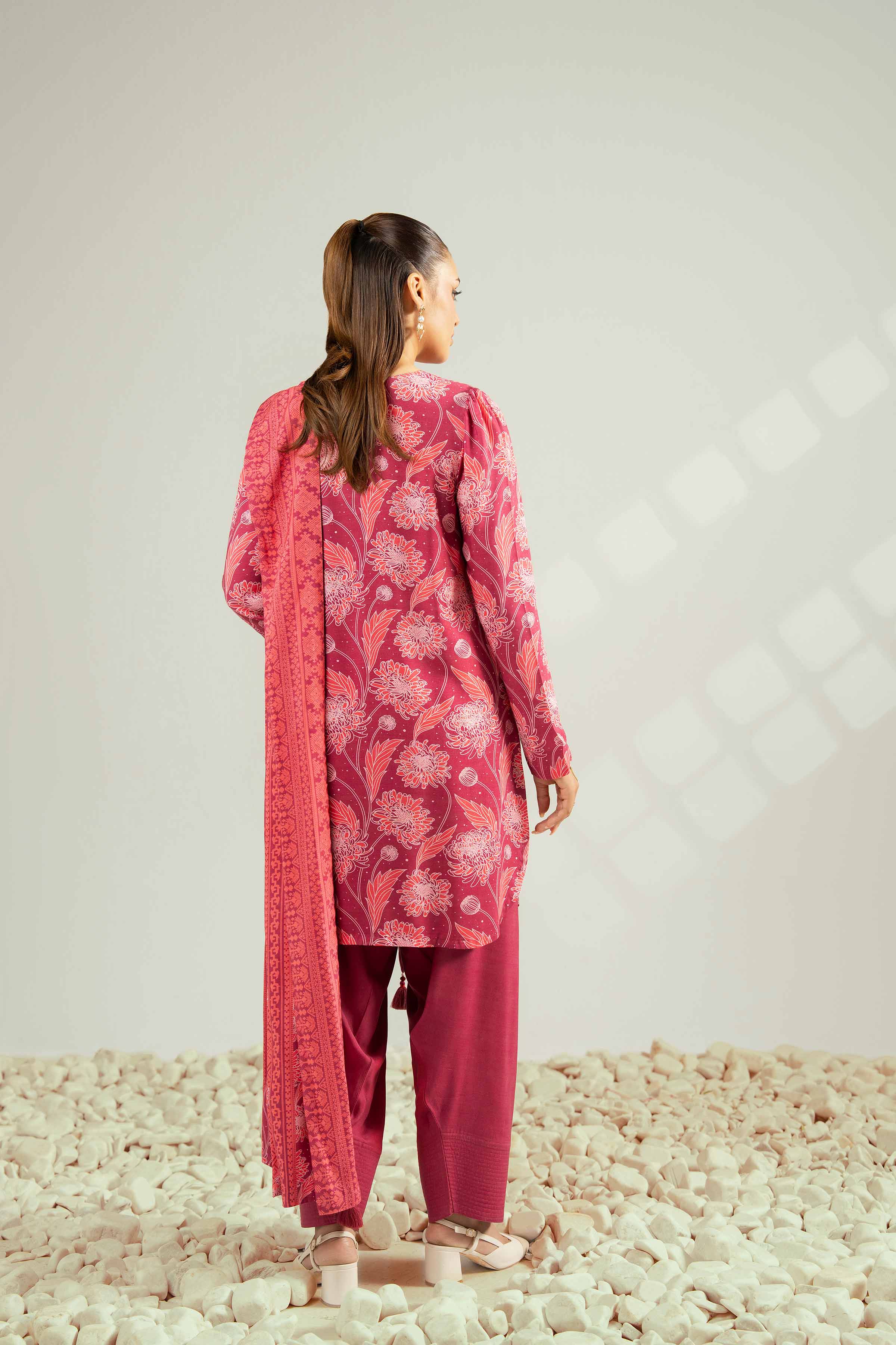 3 Piece - Printed Suit - 42502627 for Women - Unstitched Collection | Nishat | Shop Online