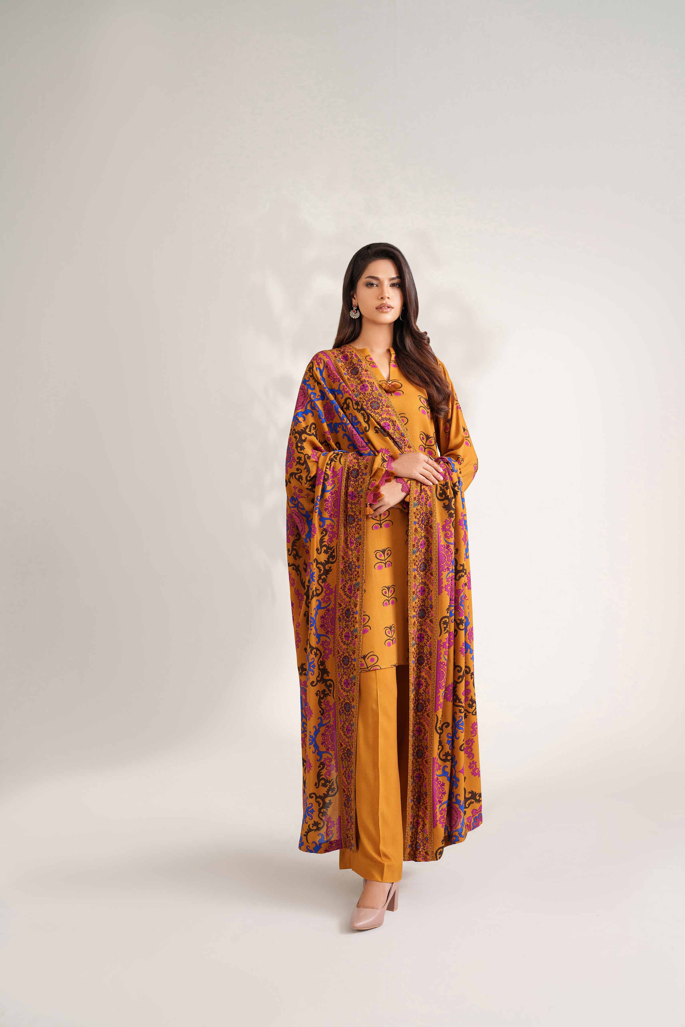 3 Piece - Printed Suit - 42502632 for Women - Unstitched Collection | Nishat | Shop Online