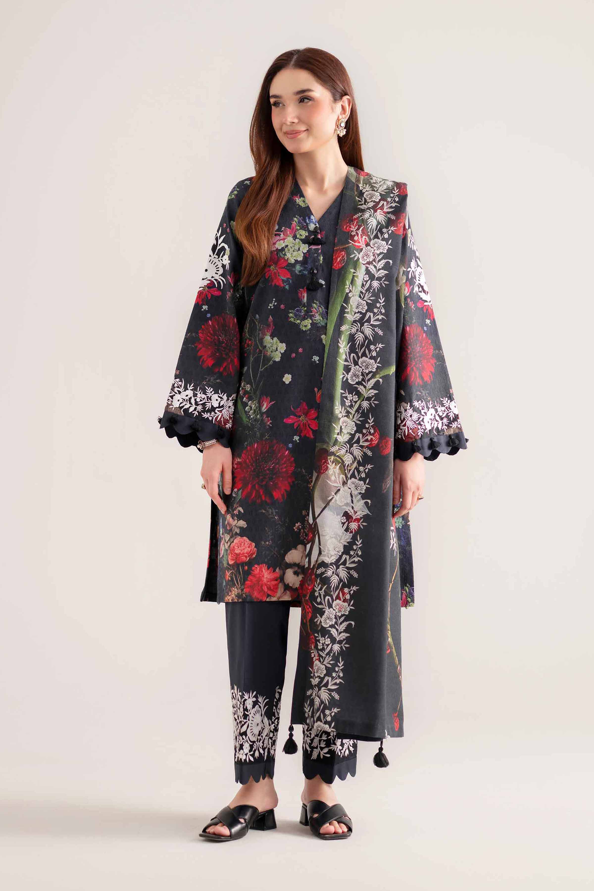 3 Piece - Digital Printed Embroidered Suit - 42502634 for Women - Unstitched Collection | Nishat | Shop Online