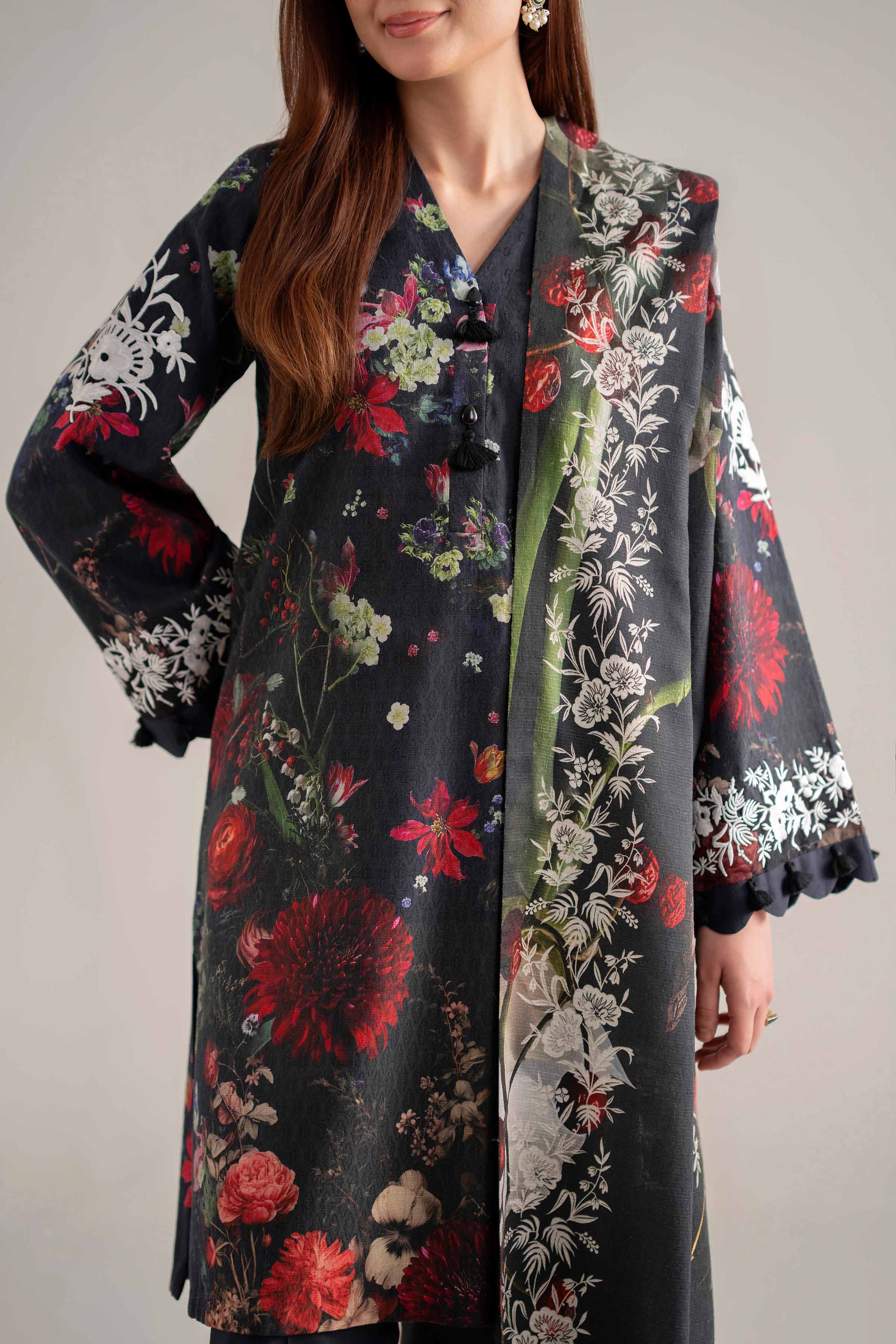 3 Piece - Digital Printed Embroidered Suit - 42502634 for Women - Unstitched Collection | Nishat | Shop Online