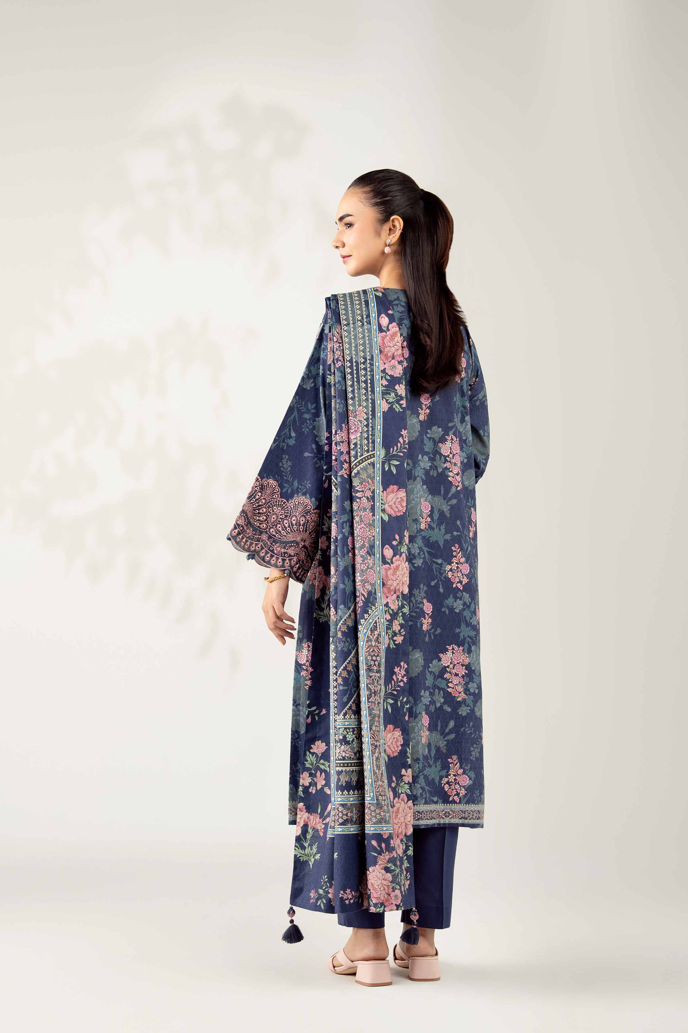 3 Piece - Digital Printed Embroidered Suit - 42502636 for Women - Unstitched Collection | Nishat | Shop Online