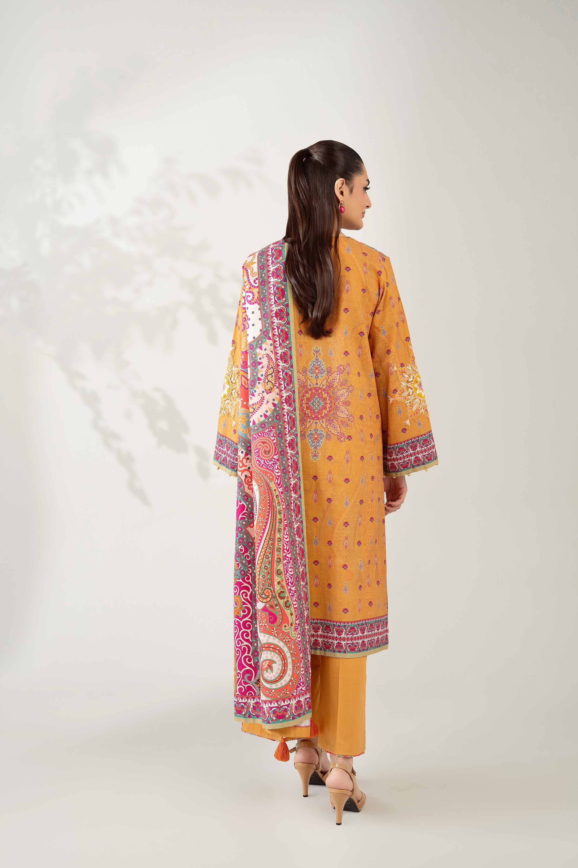 3 Piece - Digital Printed Embroidered Suit - 42502643 for Women - Unstitched Collection | Nishat | Shop Online