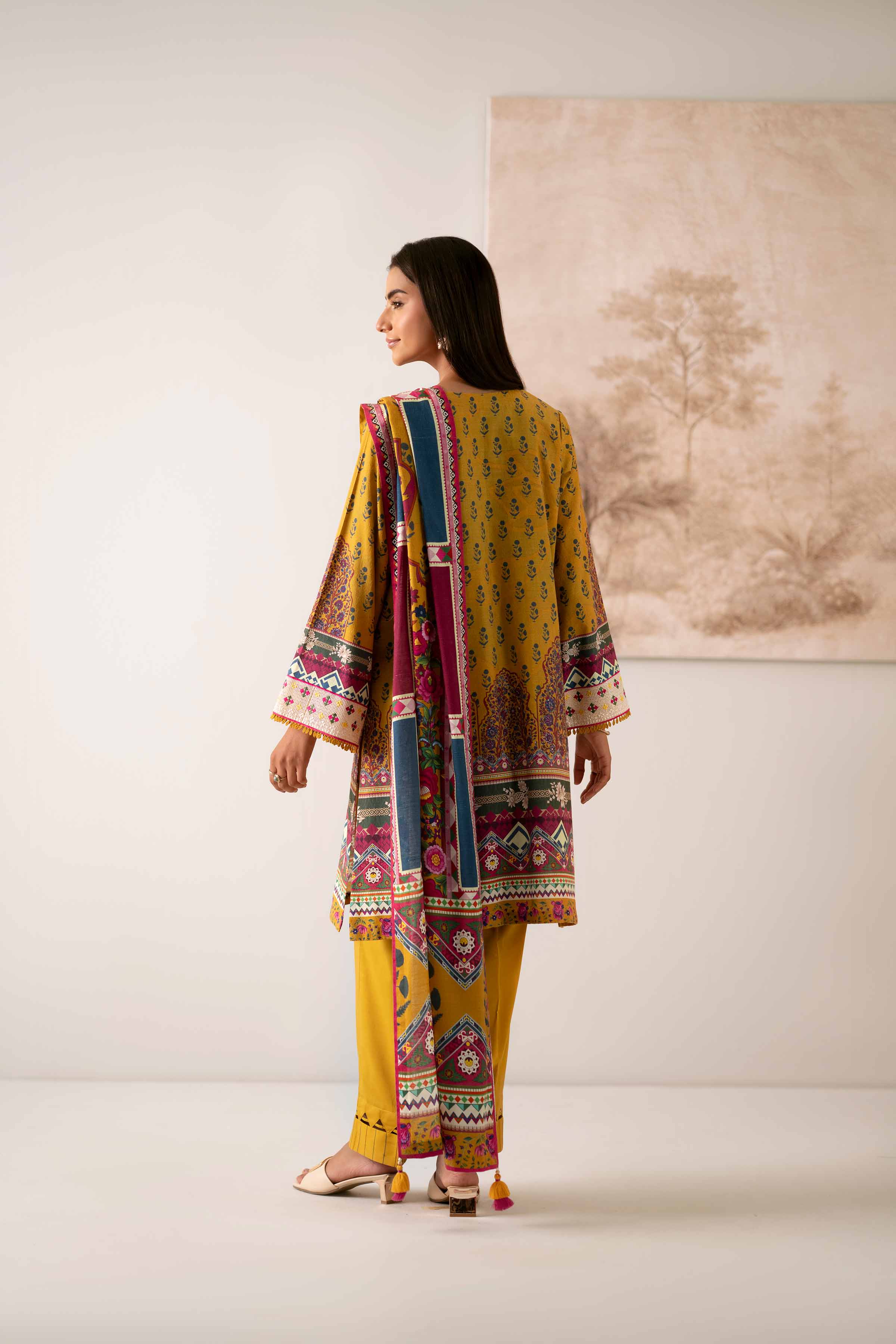 3 Piece - Digital Printed Embroidered Suit - 42502646 for Women - Unstitched Collection | Nishat | Shop Online
