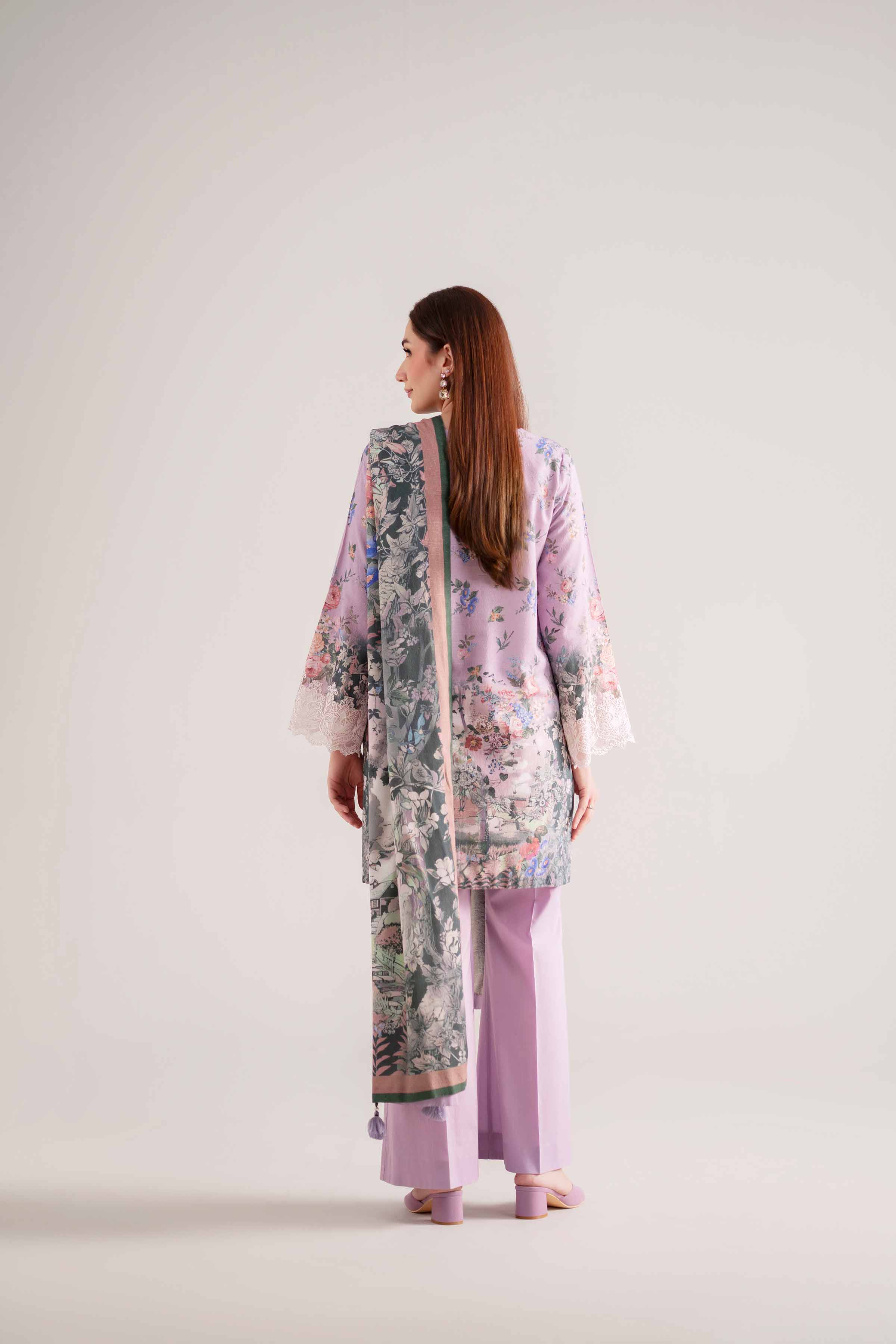 3 Piece - Digital Printed Embroidered Suit - 42502651 for Women - Unstitched Collection | Nishat | Shop Online