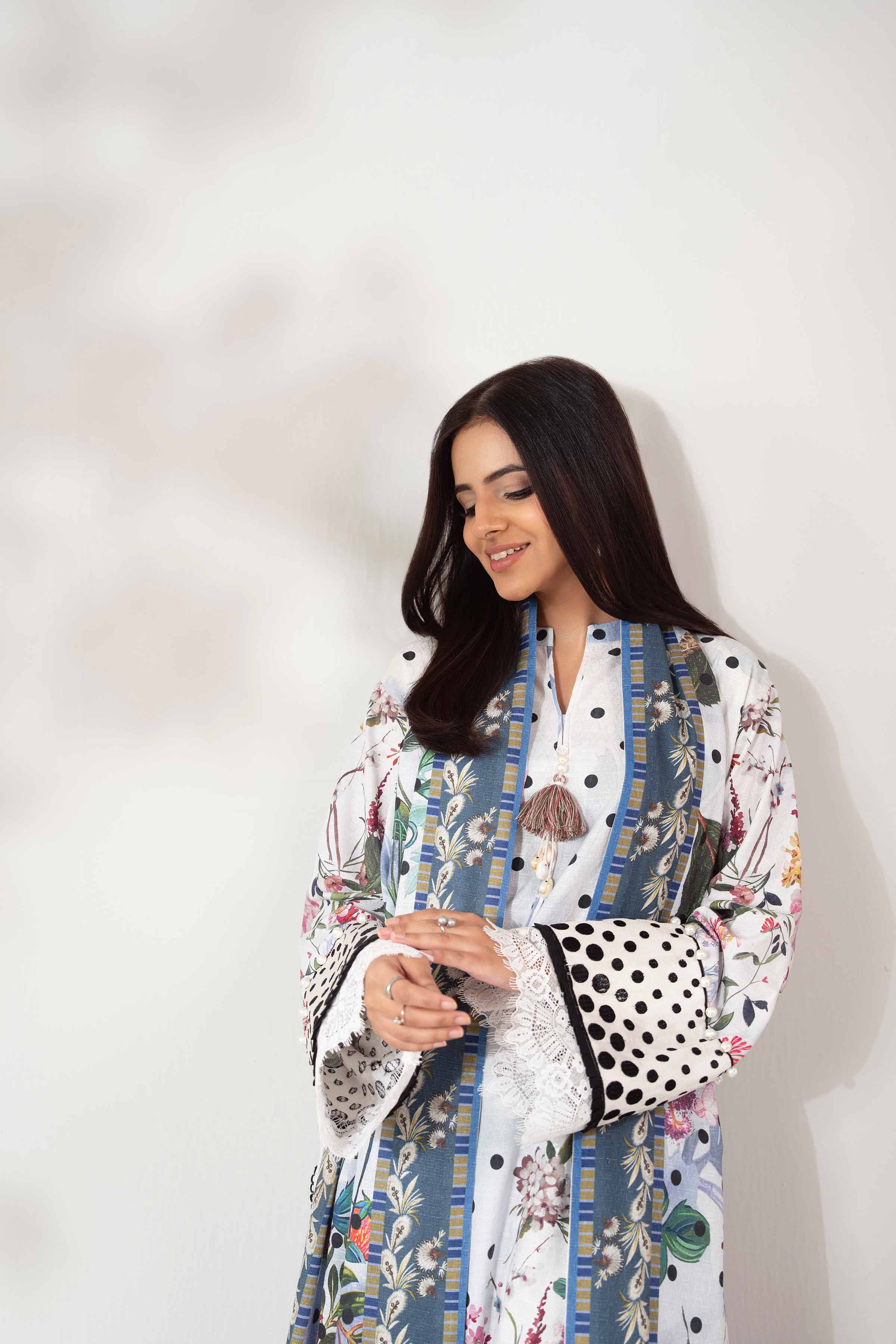 3 Piece - Digital Printed Embroidered Suit - 42502652 for Women - Unstitched Collection | Nishat | Shop Online
