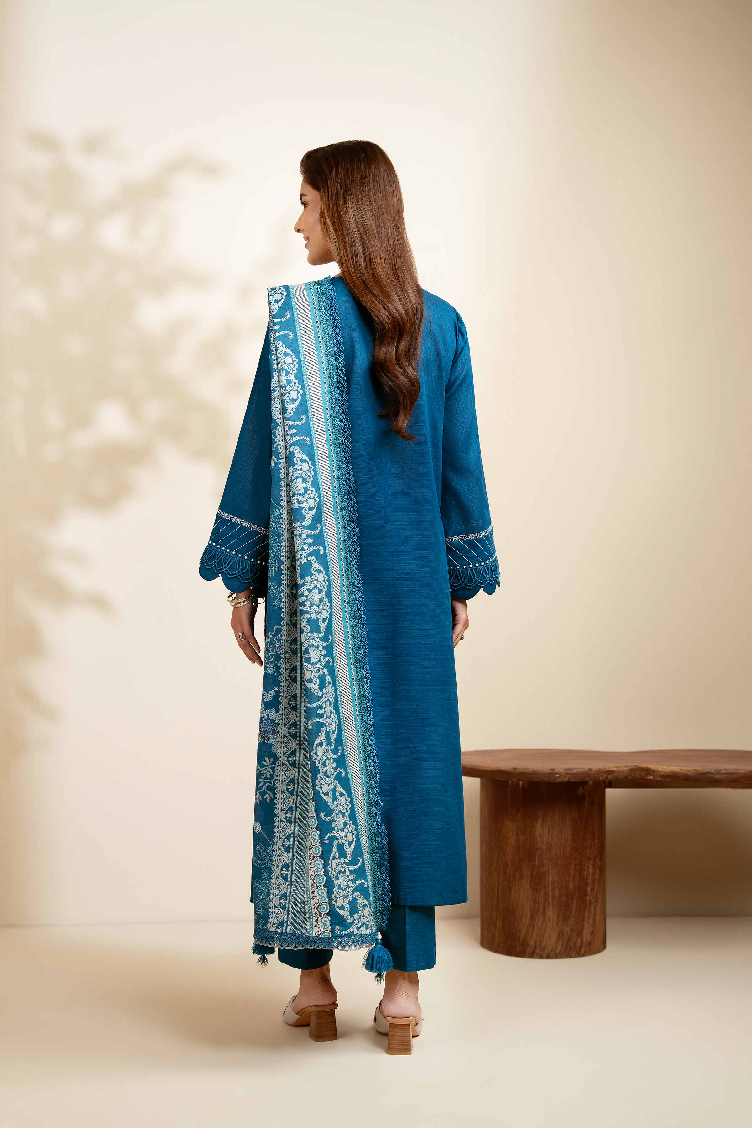 3 Piece - Printed Embroidered Suit - 42502691 for Women - Unstitched Collection | Nishat | Shop Online