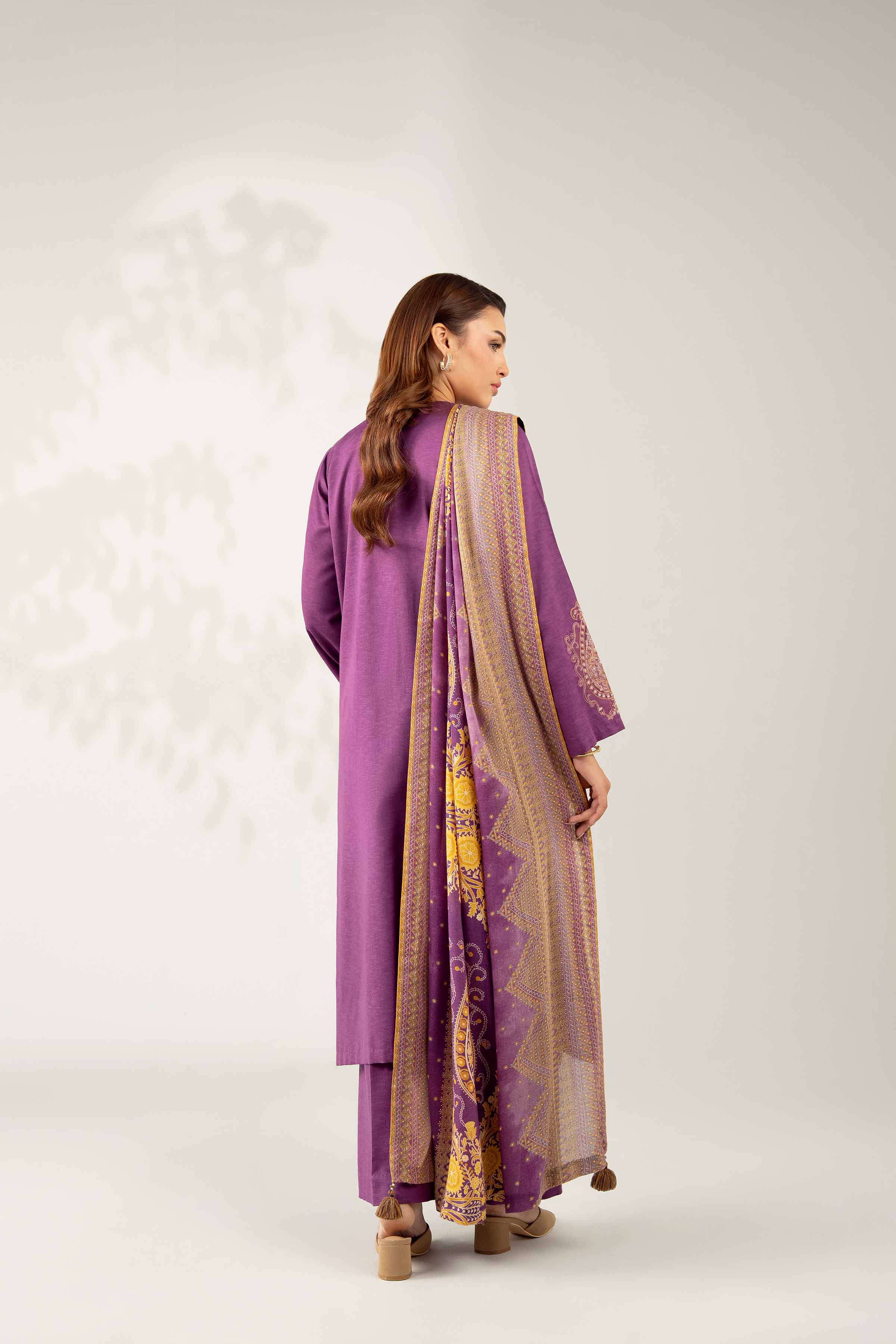 3 Piece - Digital Printed Embroidered Suit - 42502702 for Women - Unstitched Collection | Nishat | Shop Online