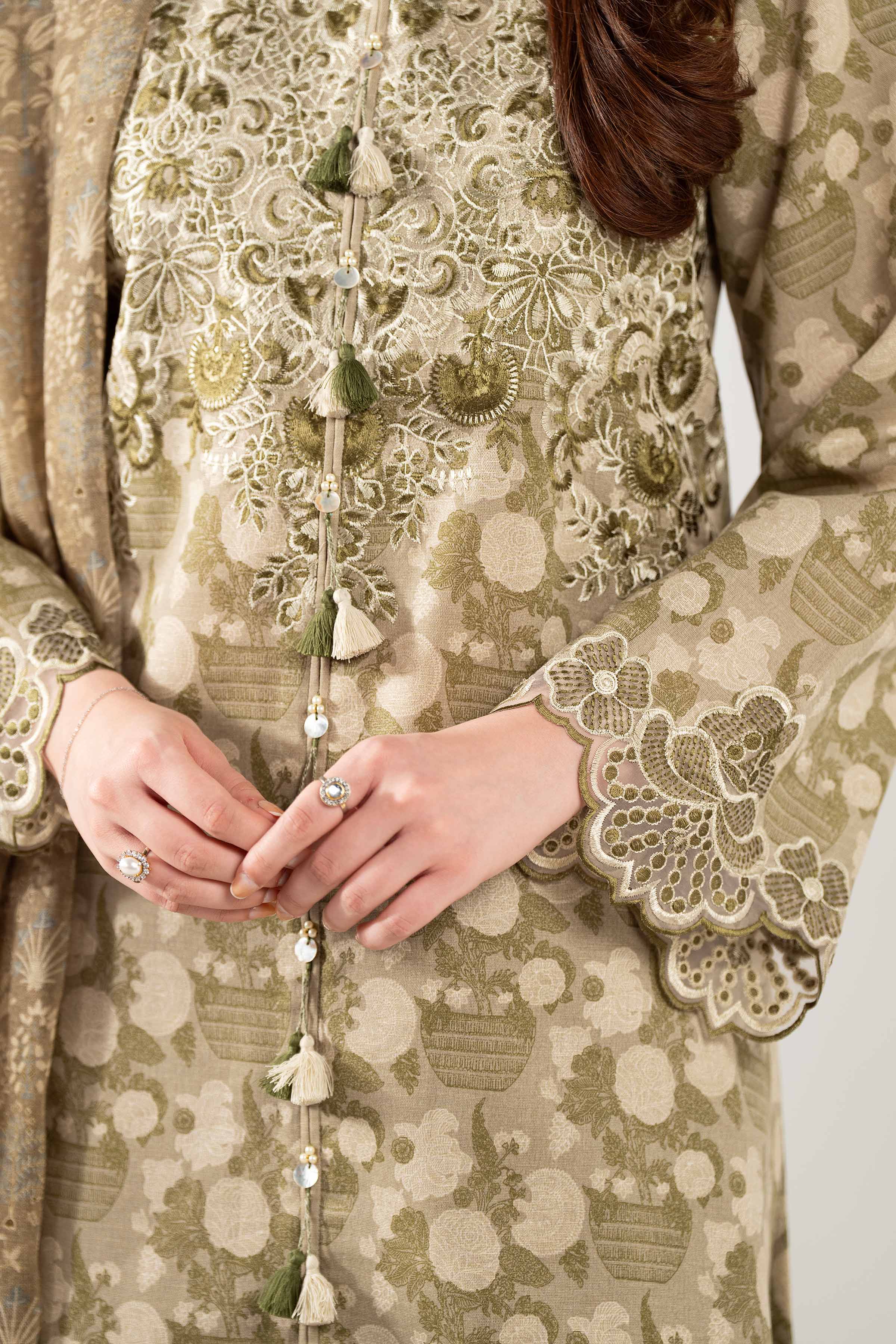 3 Piece - Digital Printed Embroidered Suit - 42502709 for Women - Unstitched Collection | Nishat | Shop Online