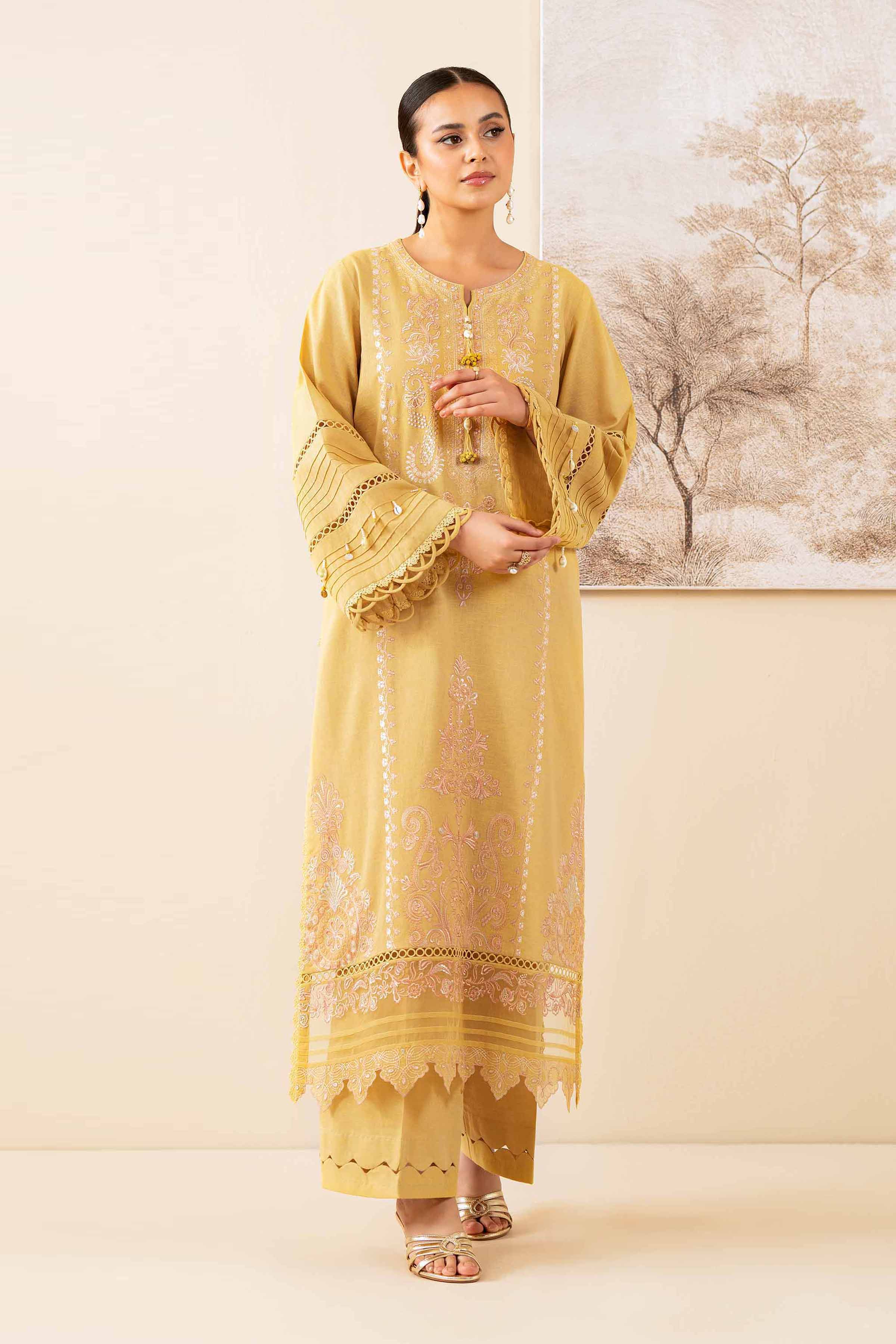 2 Piece - Embroidered Suit - 42502715 for Women - Unstitched Collection | Nishat | Shop Online