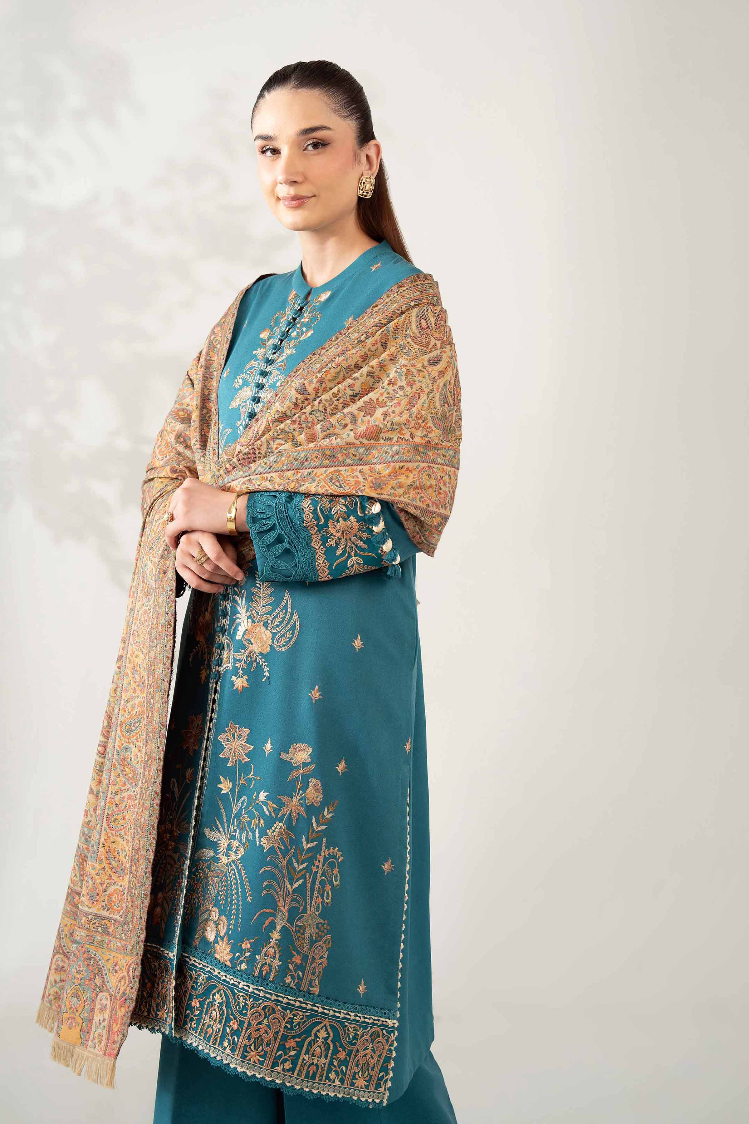 3 Piece - Embroidered Suit - 42502720 for Women - Unstitched Collection | Nishat | Shop Online