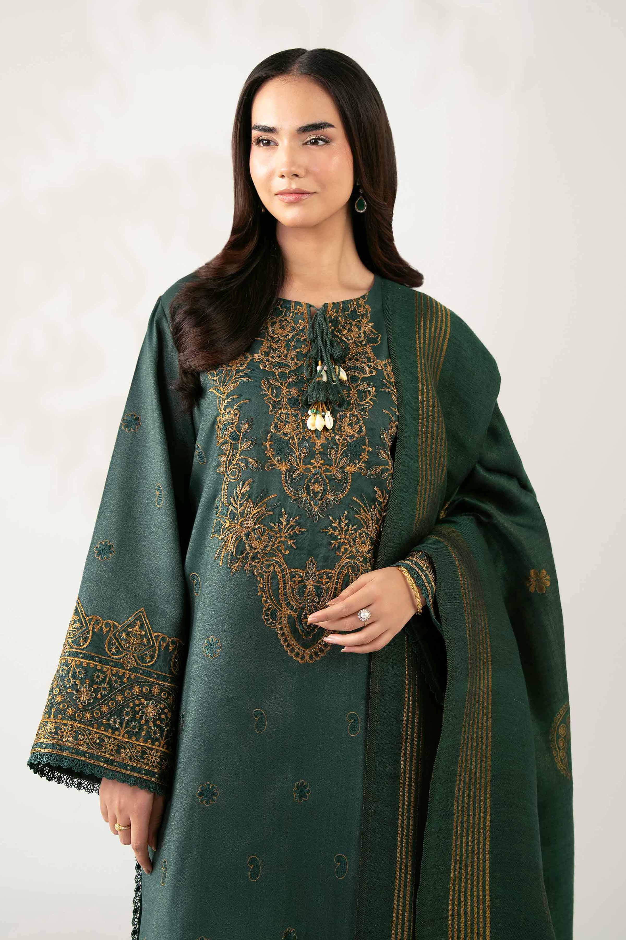 3 Piece - Embroidered Suit - 42502733 for Women - Unstitched Collection | Nishat | Shop Online