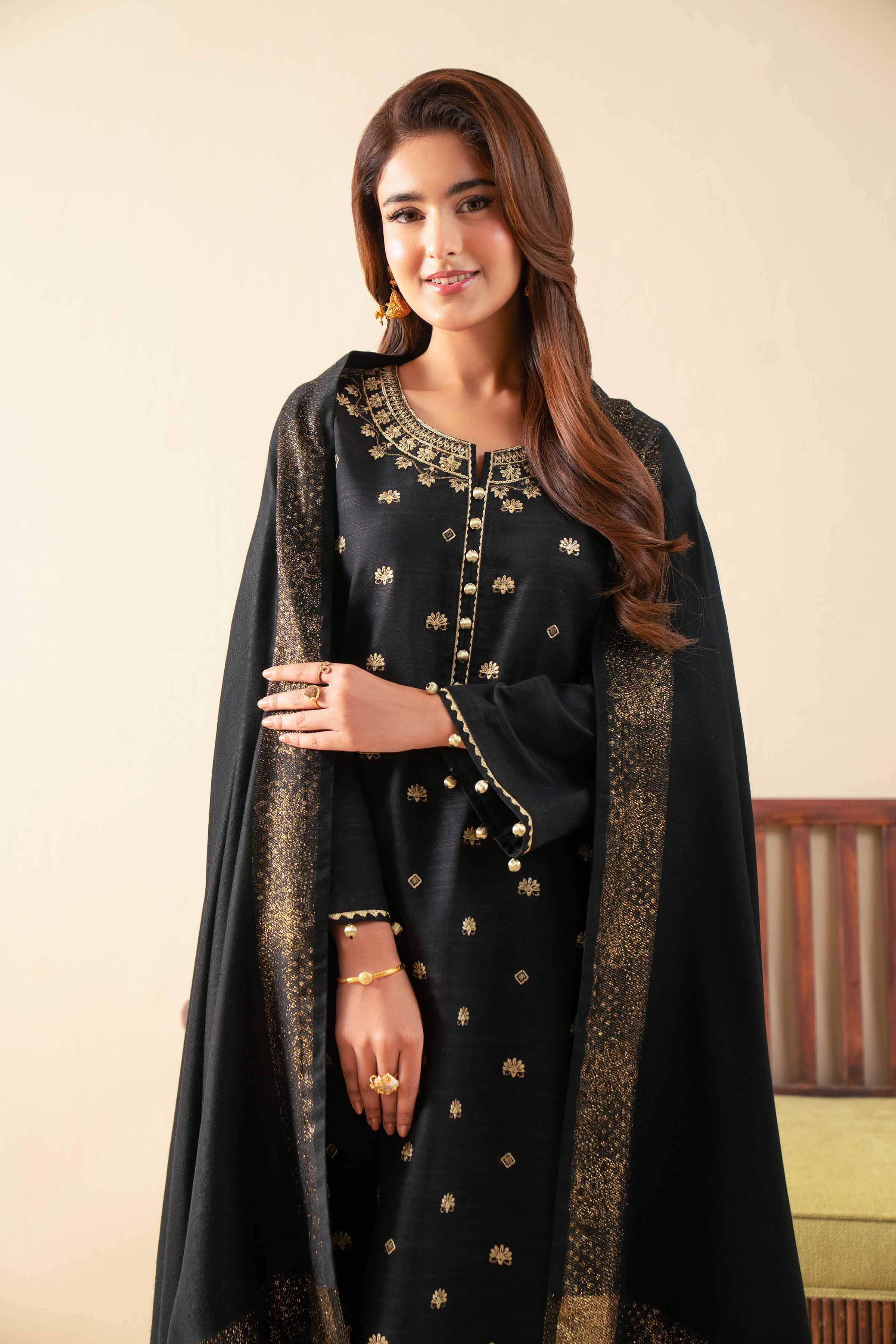 3 Piece - Embroidered Suit - 42502734 for Women - Unstitched Collection | Nishat | Shop Online