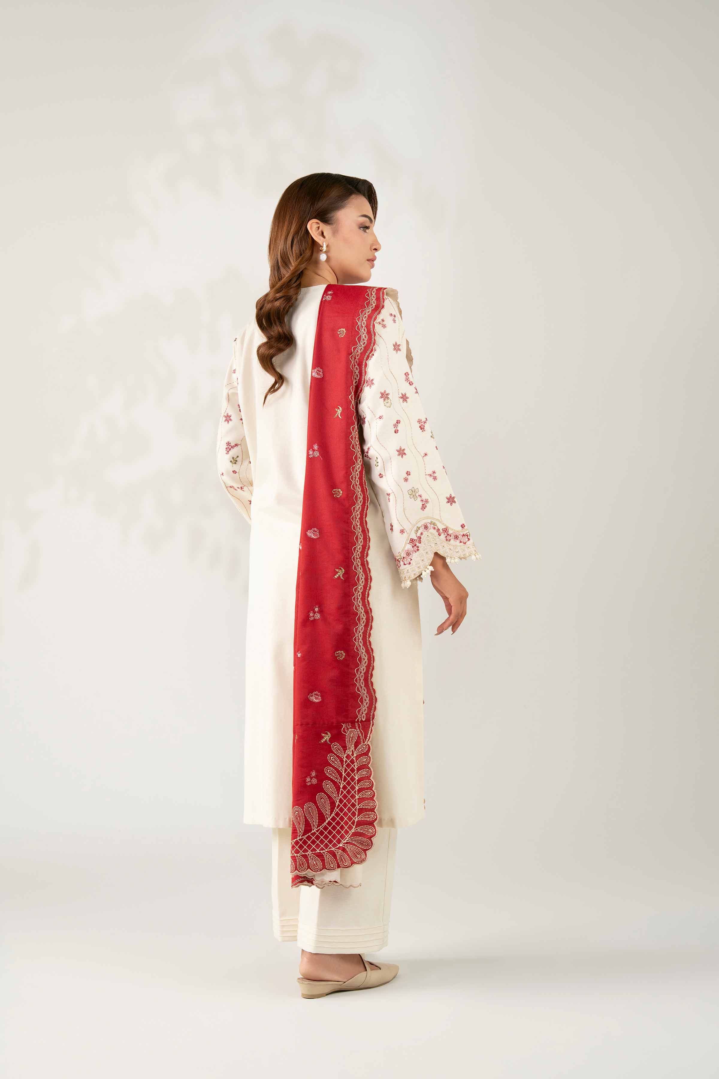 3 Piece - Embroidered Suit - 42502739 for Women - Unstitched Collection | Nishat | Shop Online