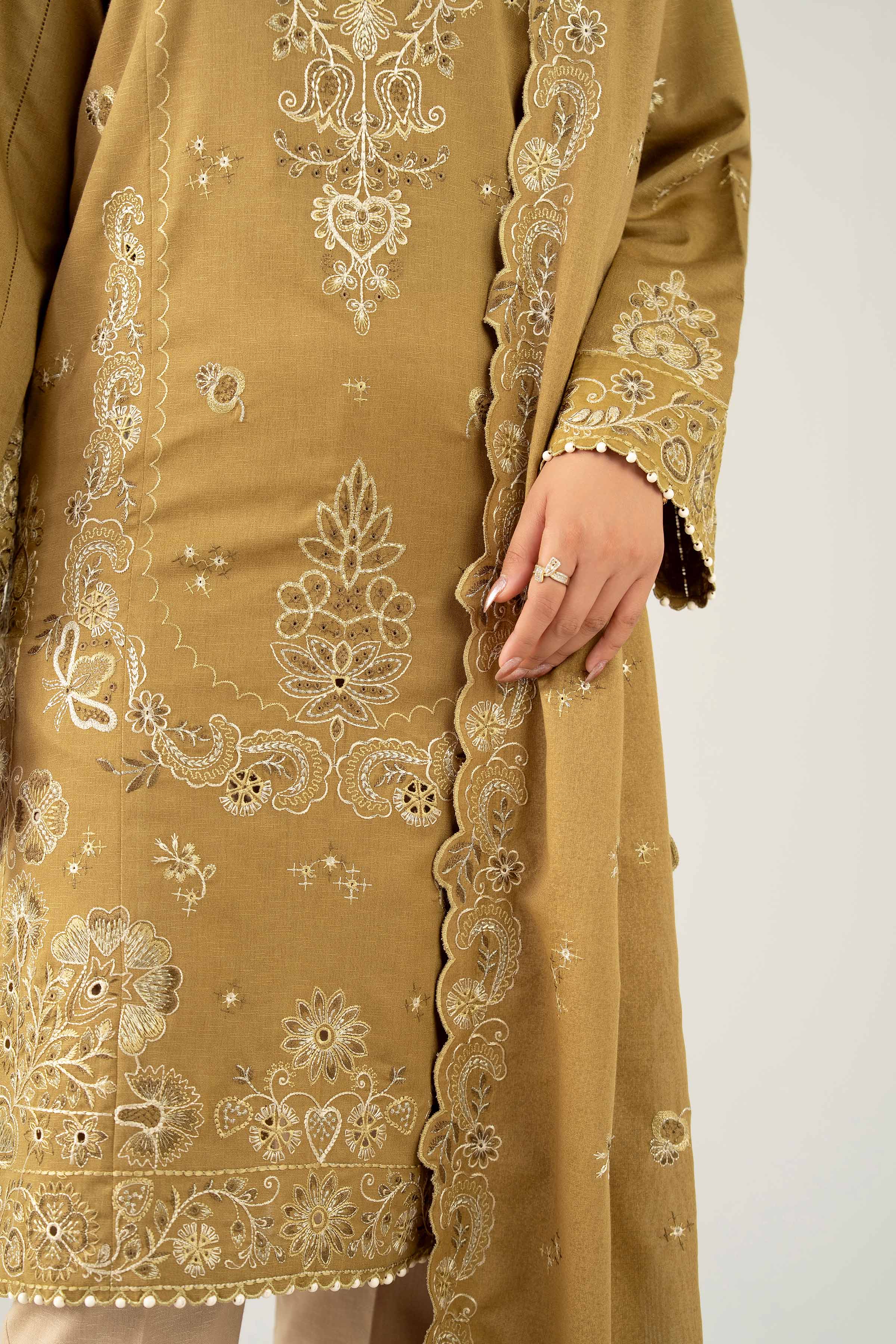 3 Piece - Embroidered Suit - 42502741 for Women - Unstitched Collection | Nishat | Shop Online