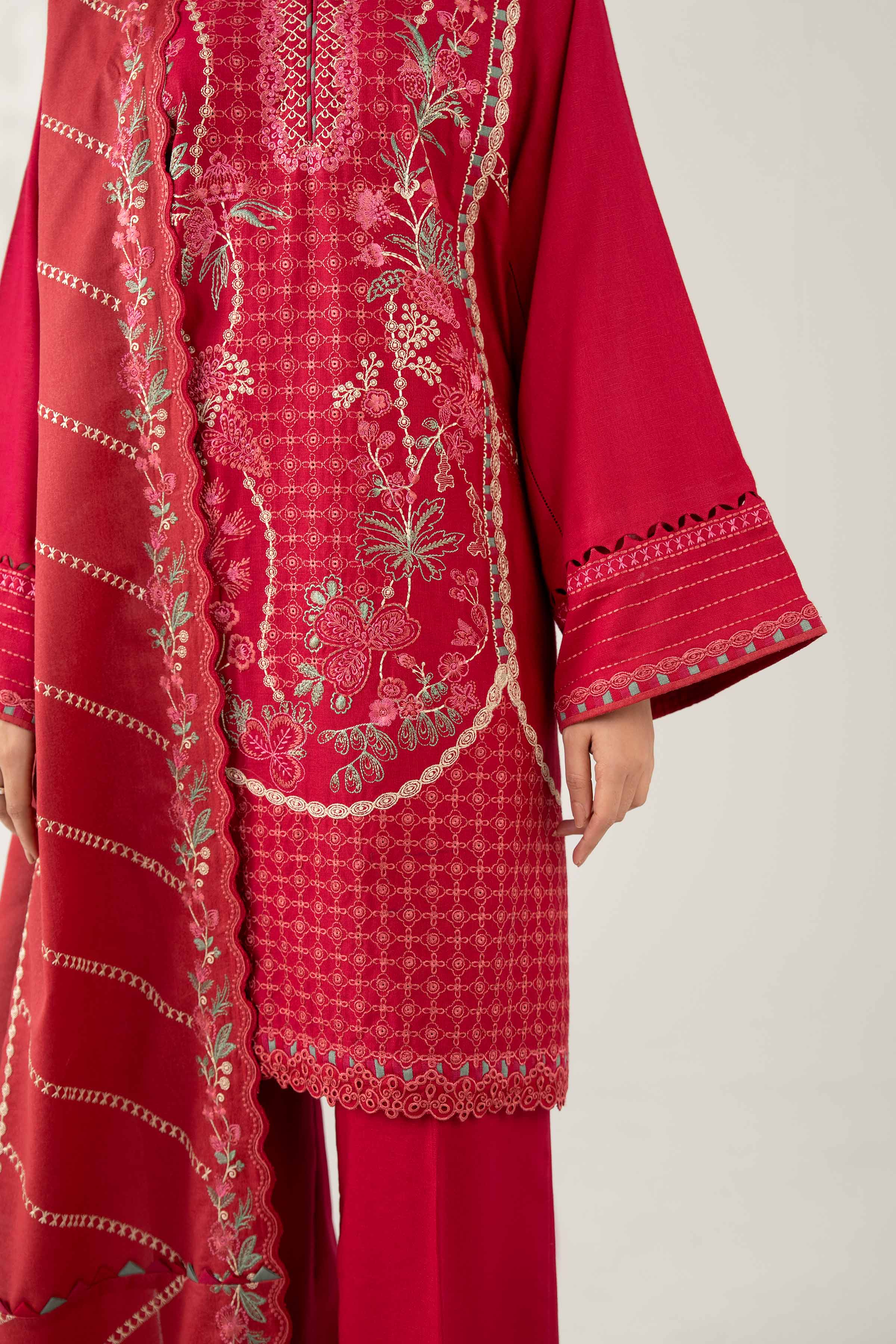 3 Piece - Embroidered Suit - 42502742 for Women - Unstitched Collection | Nishat | Shop Online