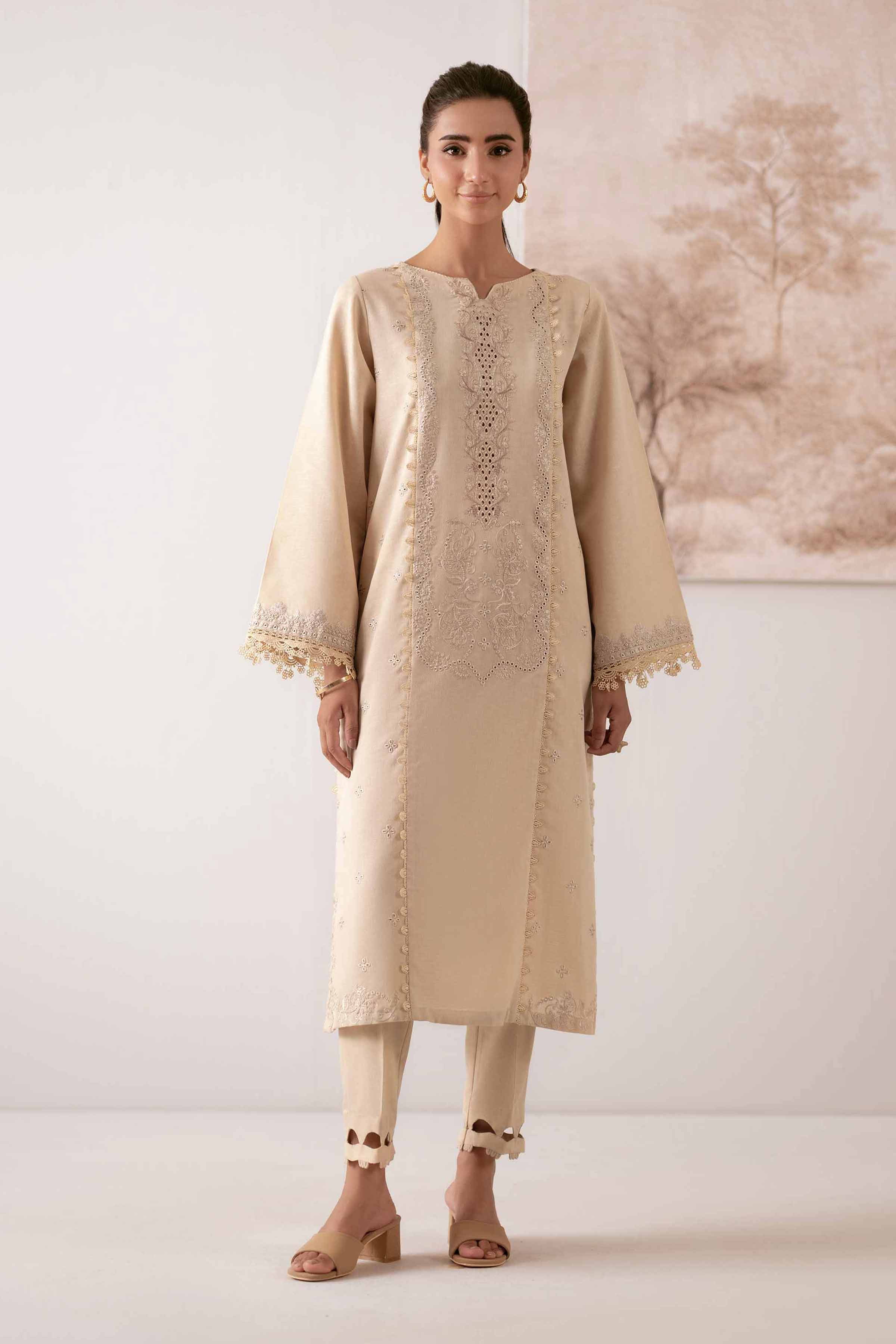 2 Piece - Embroidered Suit - 42502749 for Women - Unstitched Collection | Nishat | Shop Online