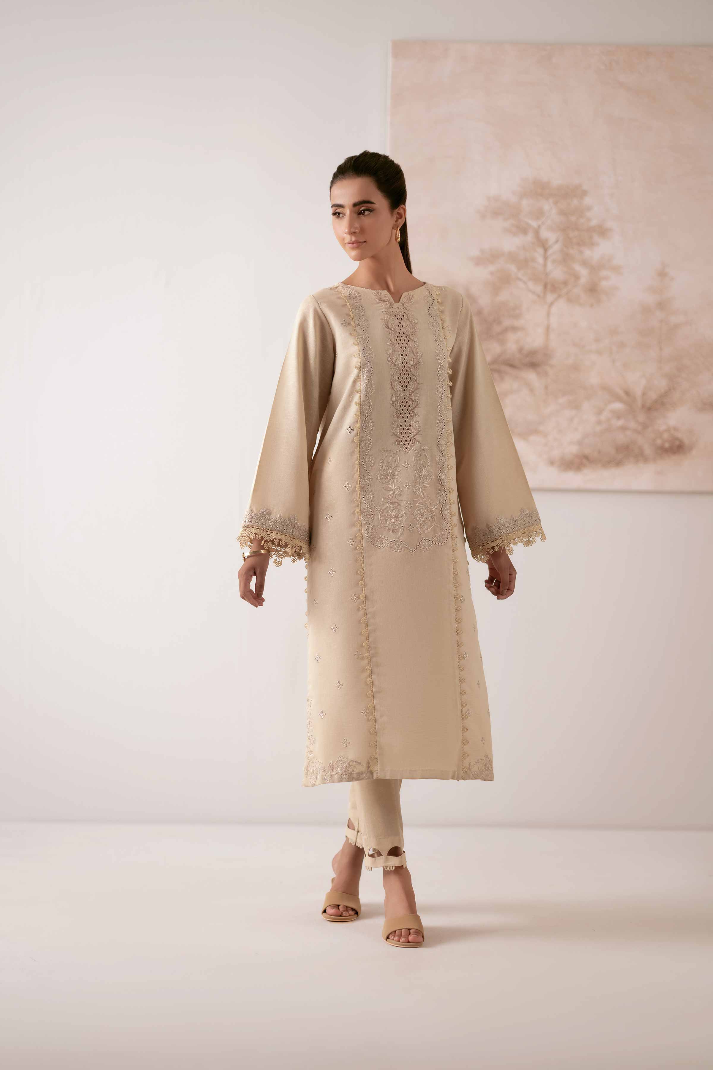 2 Piece - Embroidered Suit - 42502749 for Women - Unstitched Collection | Nishat | Shop Online