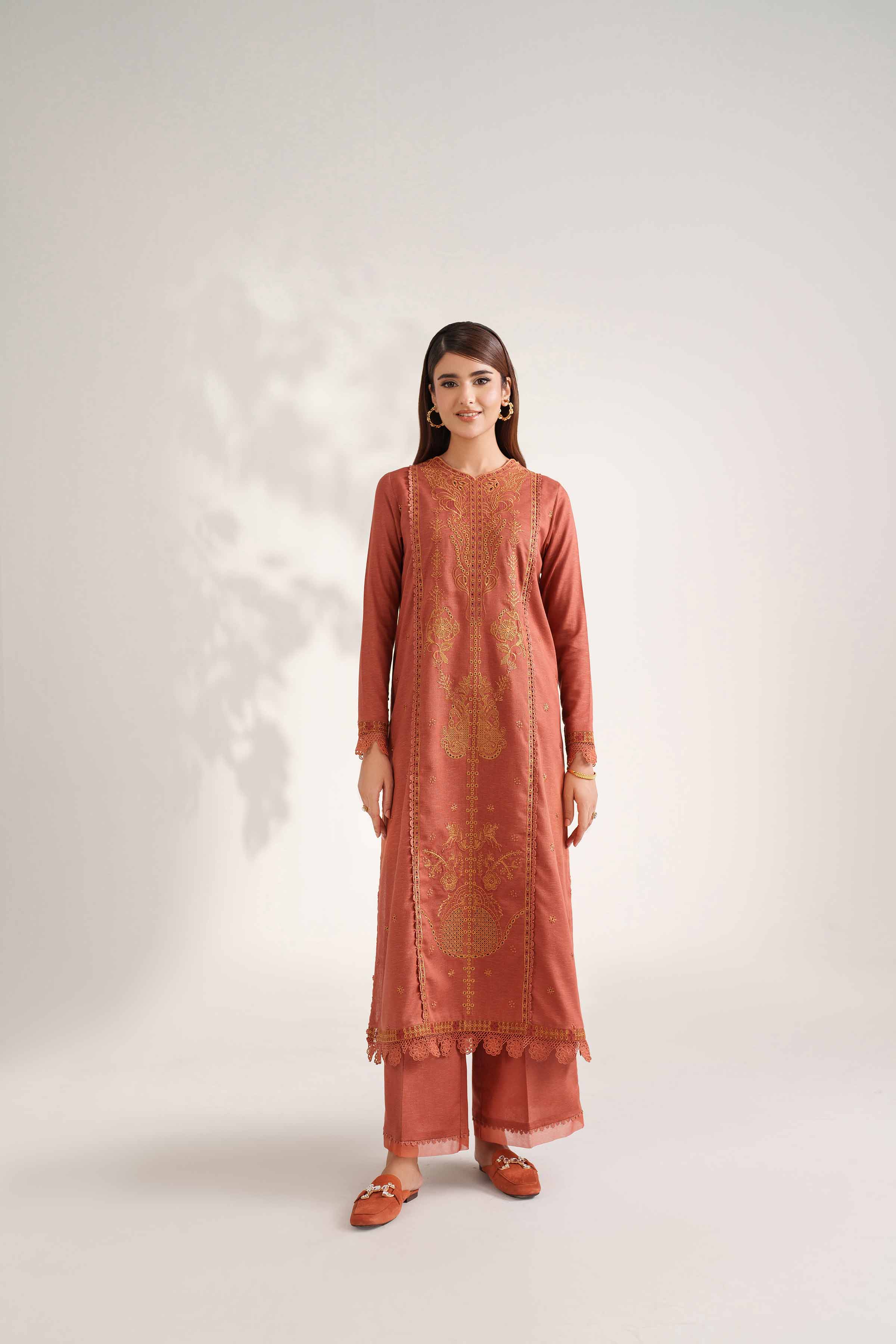 2 Piece - Embroidered Suit - 42502750 for Women - Unstitched Collection | Nishat | Shop Online