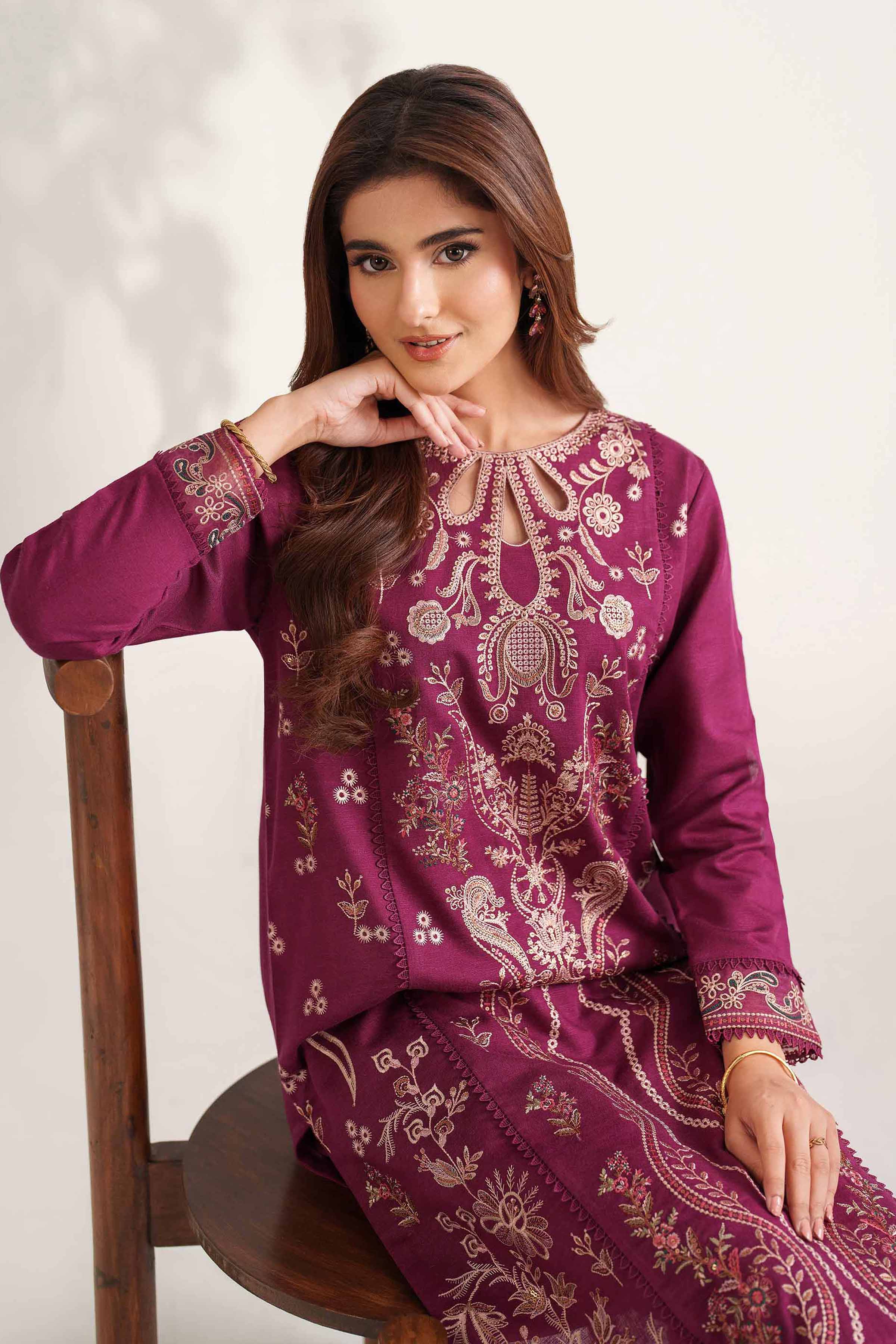 2 Piece - Embroidered Suit - 42502751 for Women - Unstitched Collection | Nishat | Shop Online