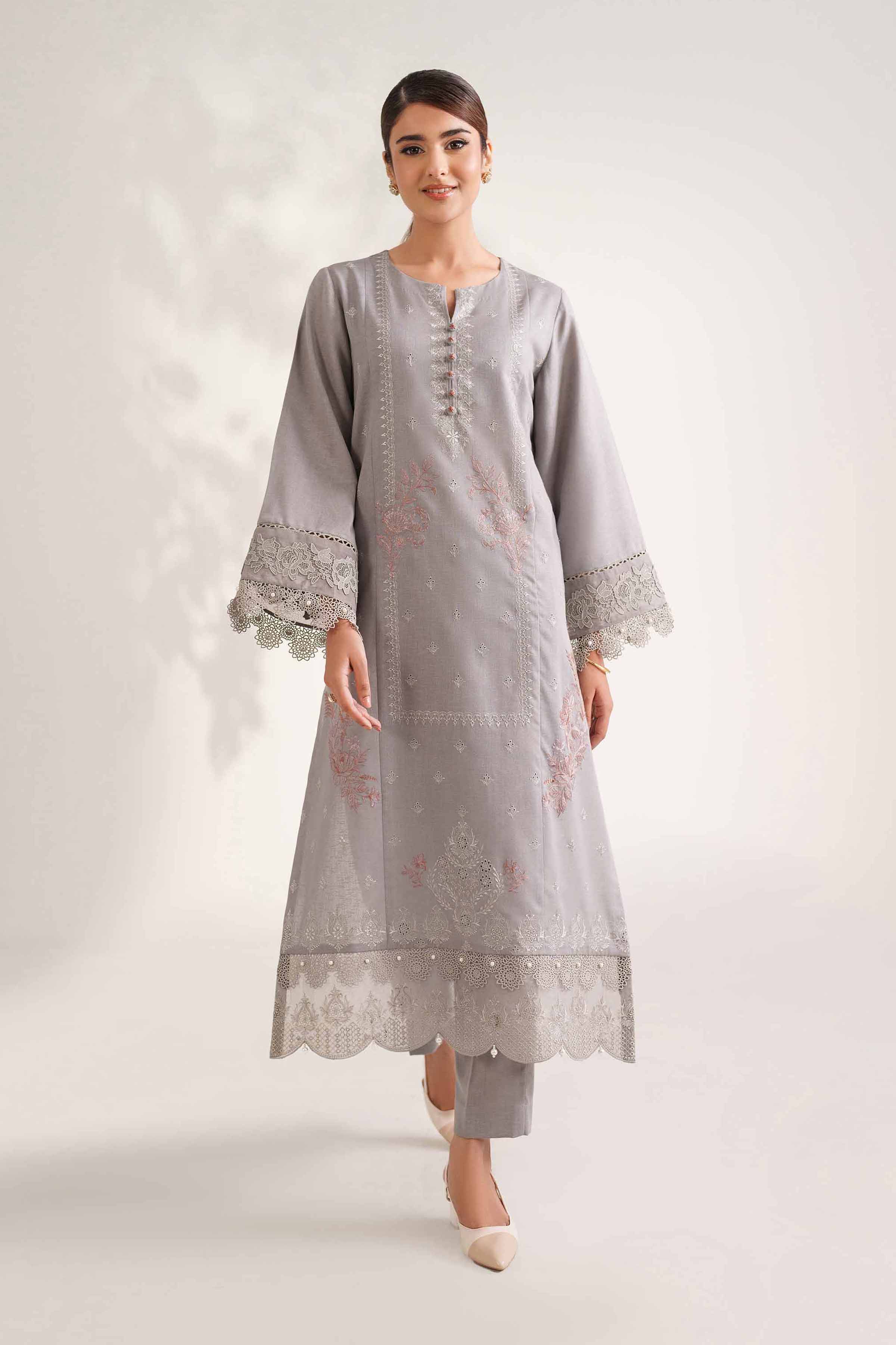2 Piece - Embroidered Suit - 42502753 for Women - Unstitched Collection | Nishat | Shop Online