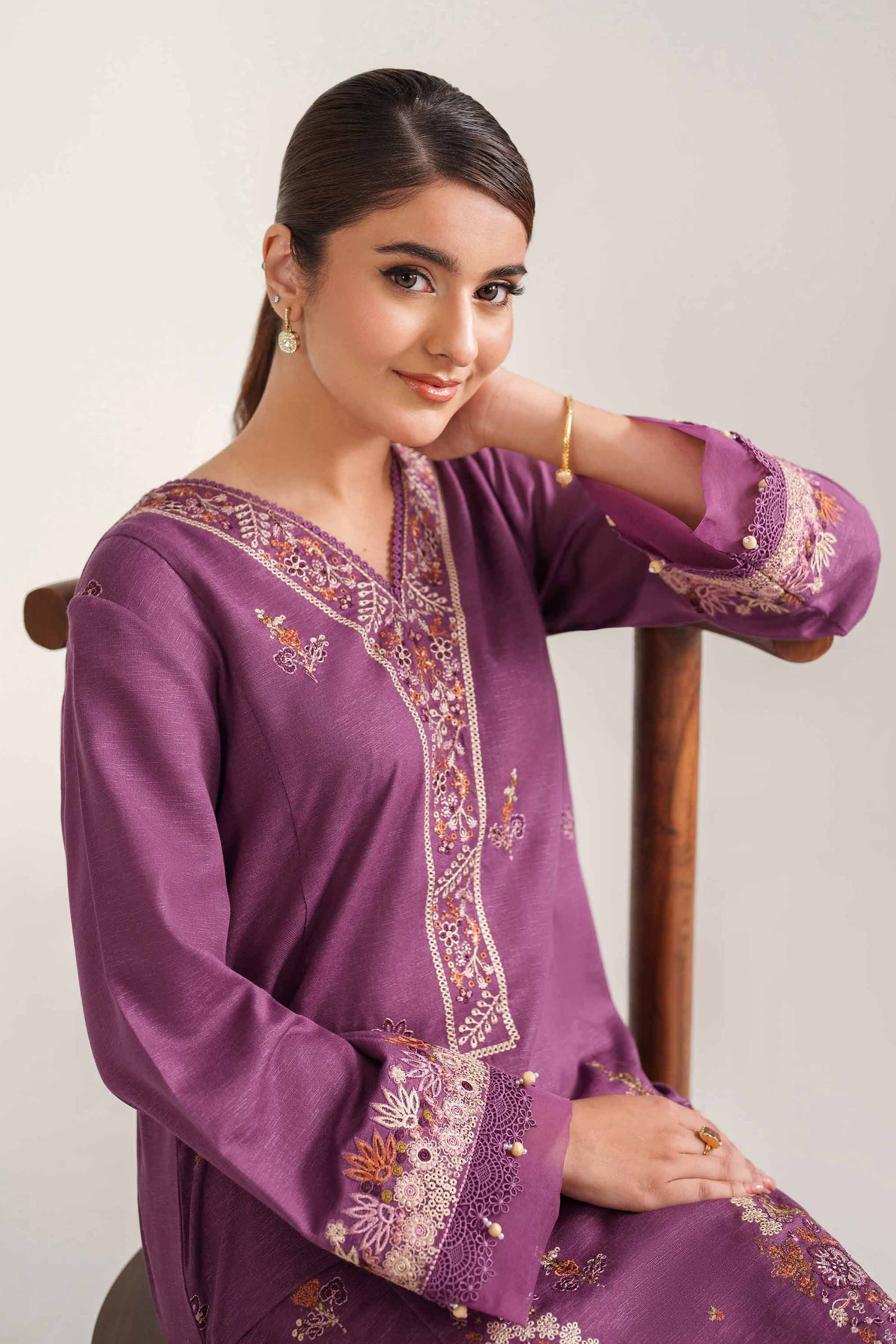 2 Piece - Embroidered Suit - 42502755 for Women - Unstitched Collection | Nishat | Shop Online