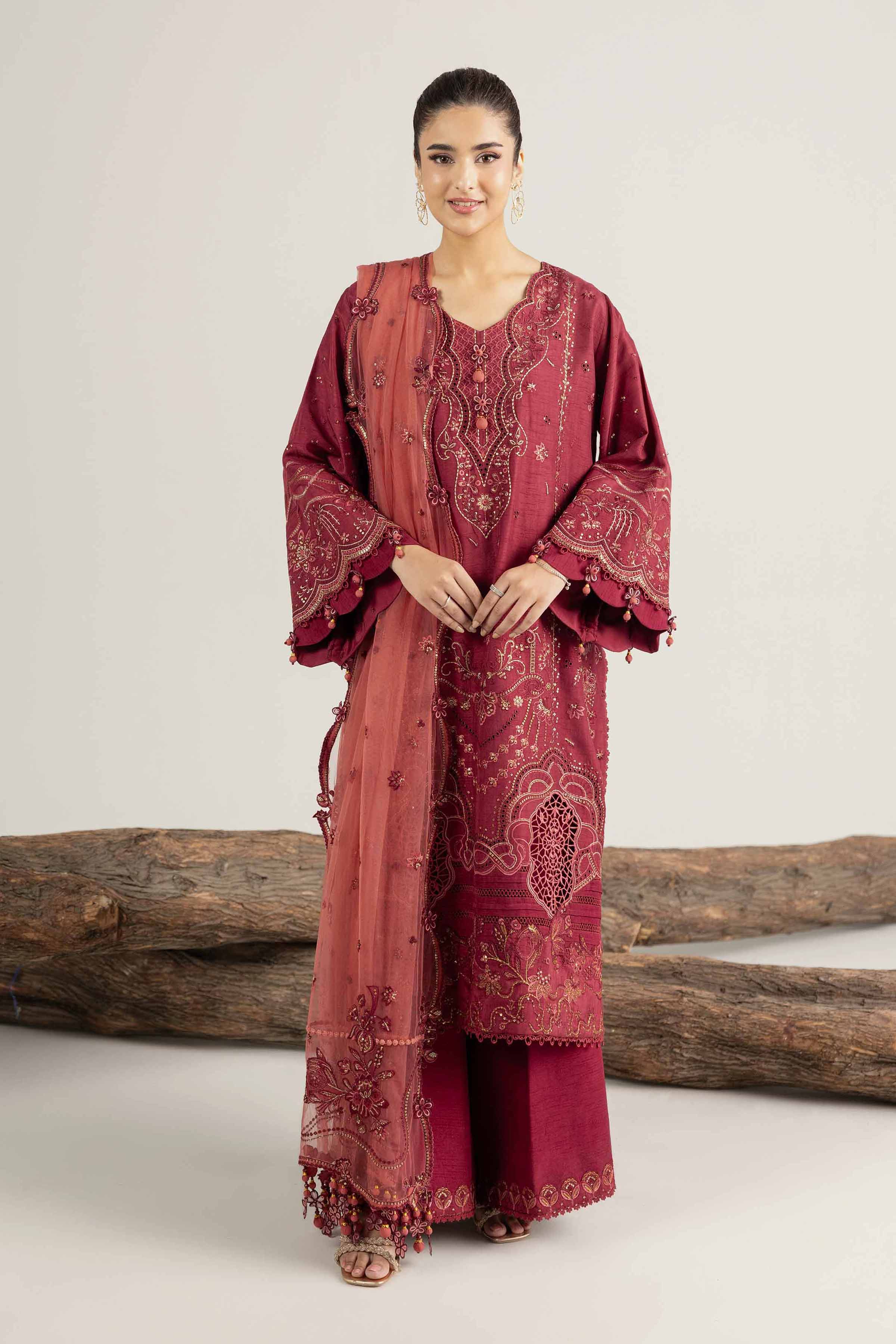 3 Piece - Embroidered Suit - 42502772 for Women - Unstitched Collection | Nishat | Shop Online