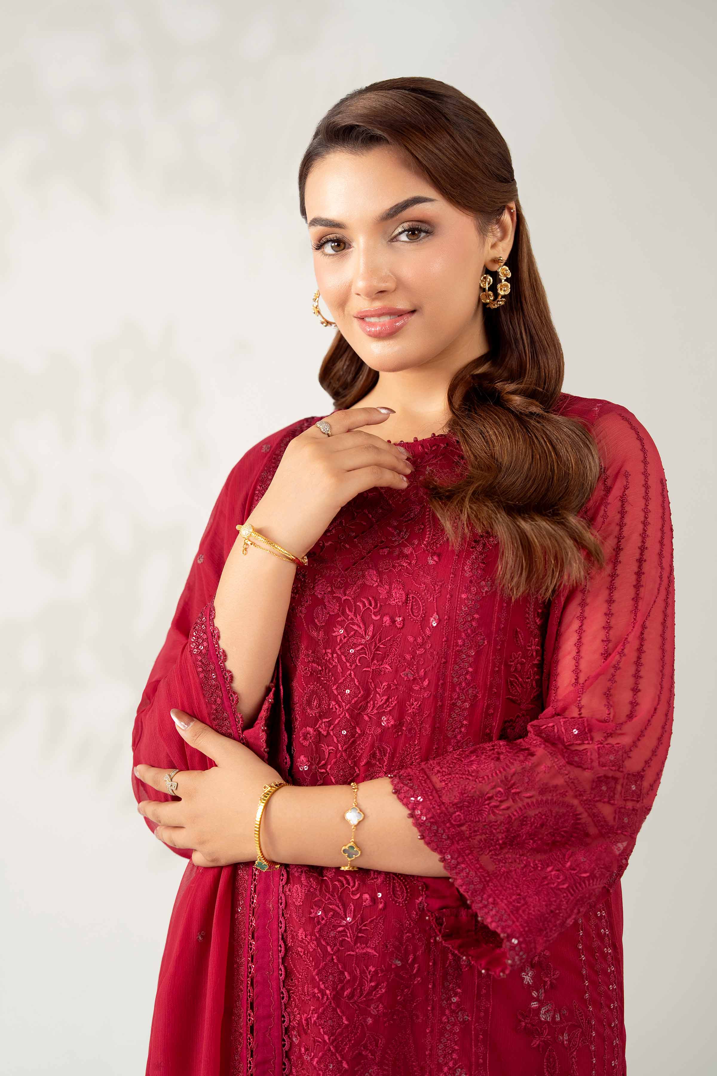 3 Piece - Embroidered Suit - 42502777 for Women - Unstitched Collection | Nishat | Shop Online