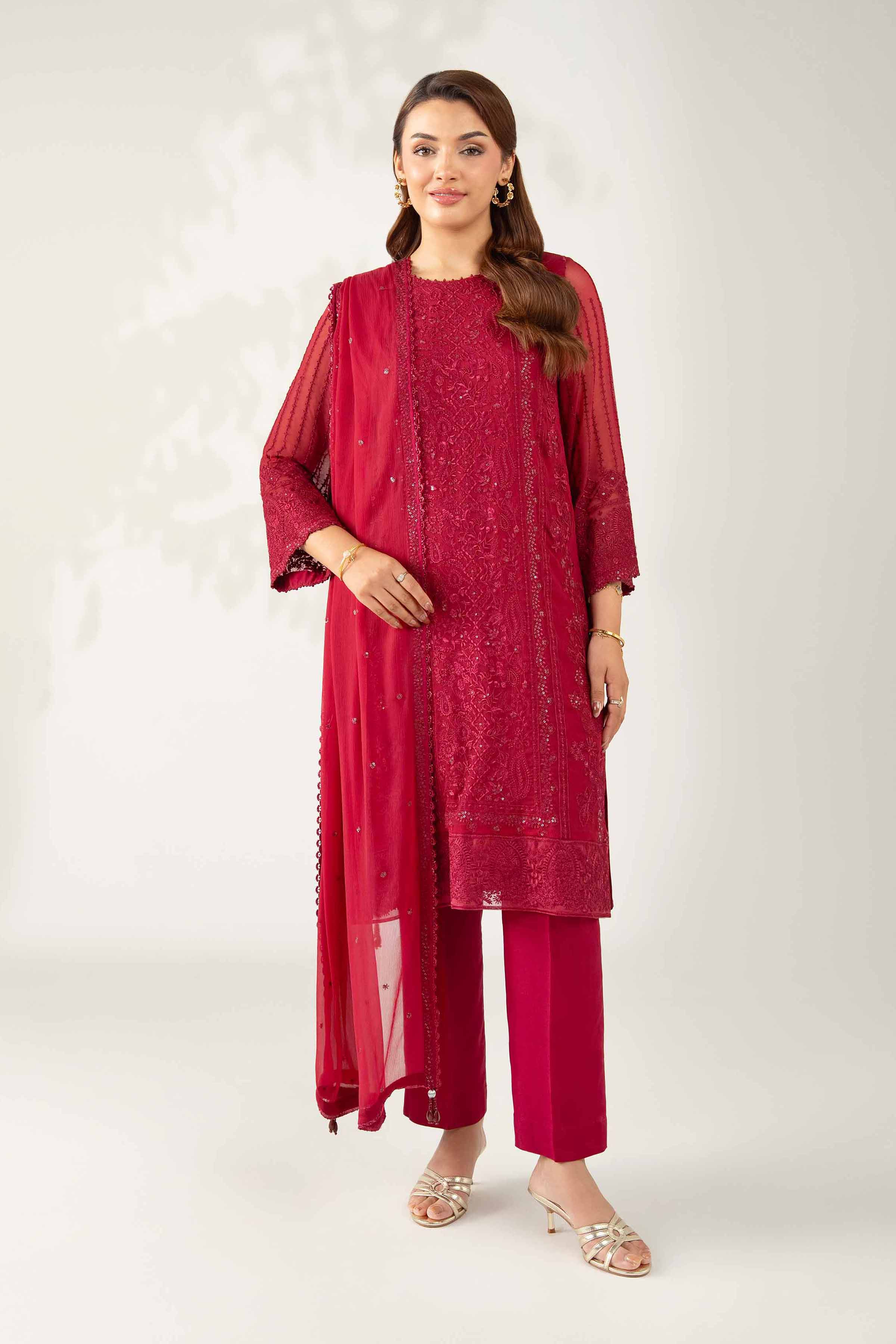3 Piece - Embroidered Suit - 42502777 for Women - Unstitched Collection | Nishat | Shop Online