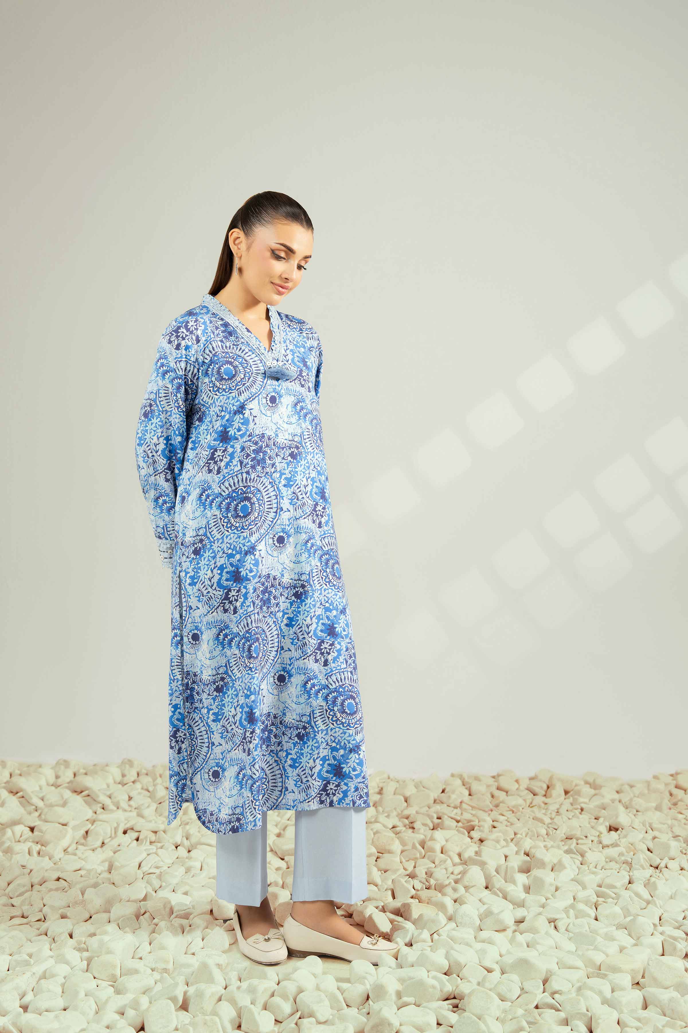 2 Piece - Printed Suit - 42502785 for Women - Unstitched Collection | Nishat | Shop Online