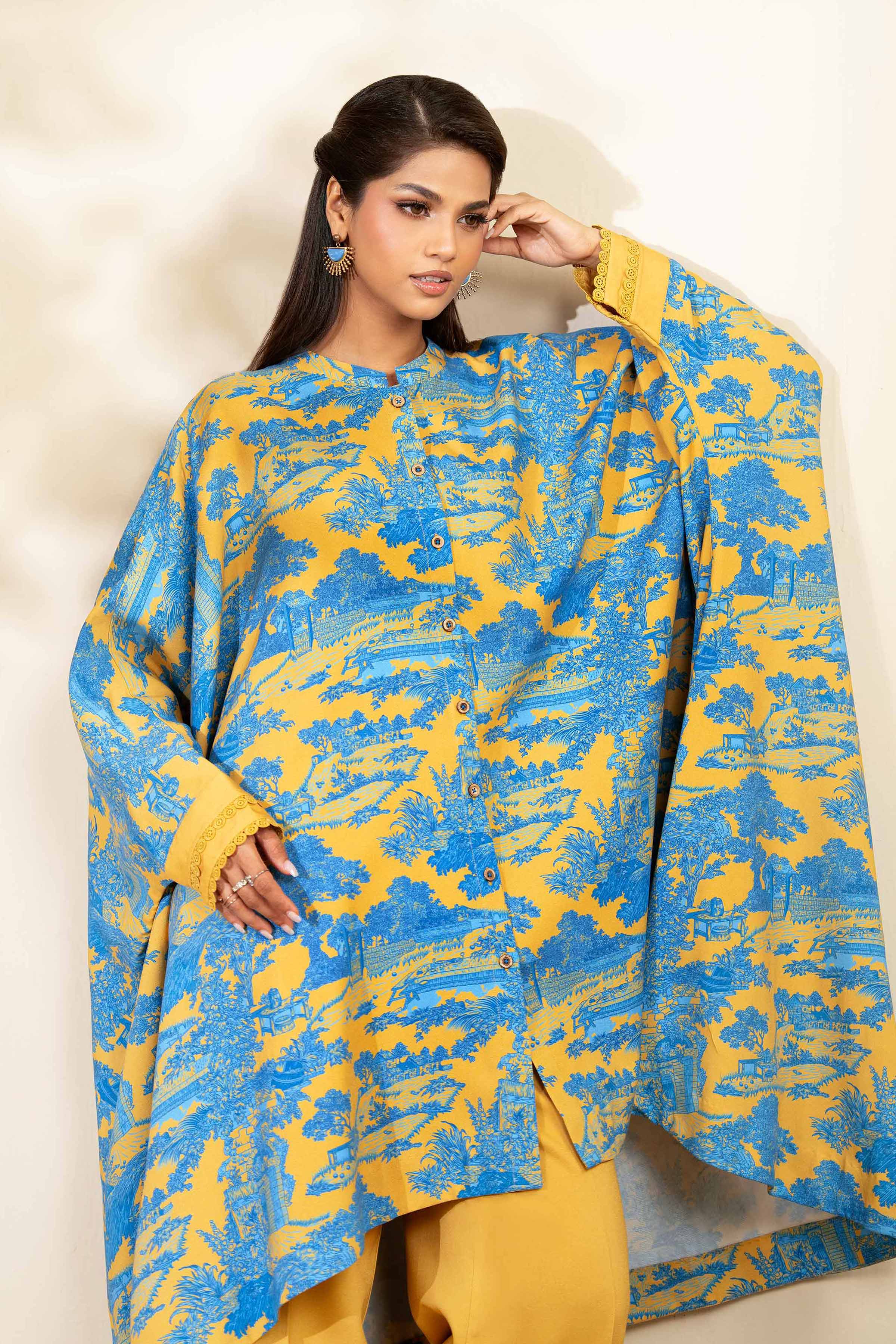 2 Piece - Printed Suit - 42502788 for Women - Unstitched Collection | Nishat | Shop Online