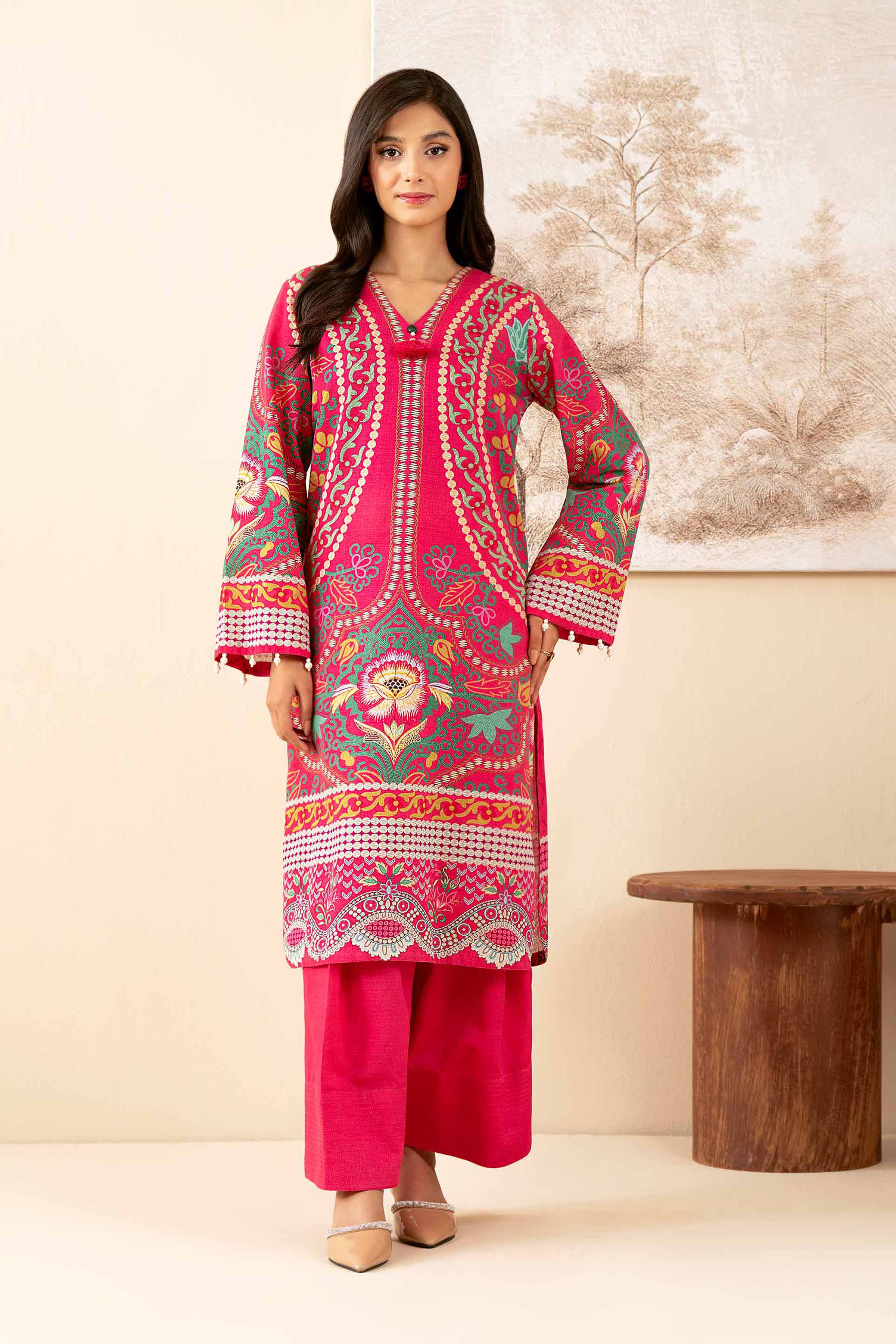 2 Piece - Digital Printed Suit - 42502791 for Women - Unstitched Collection | Nishat | Shop Online