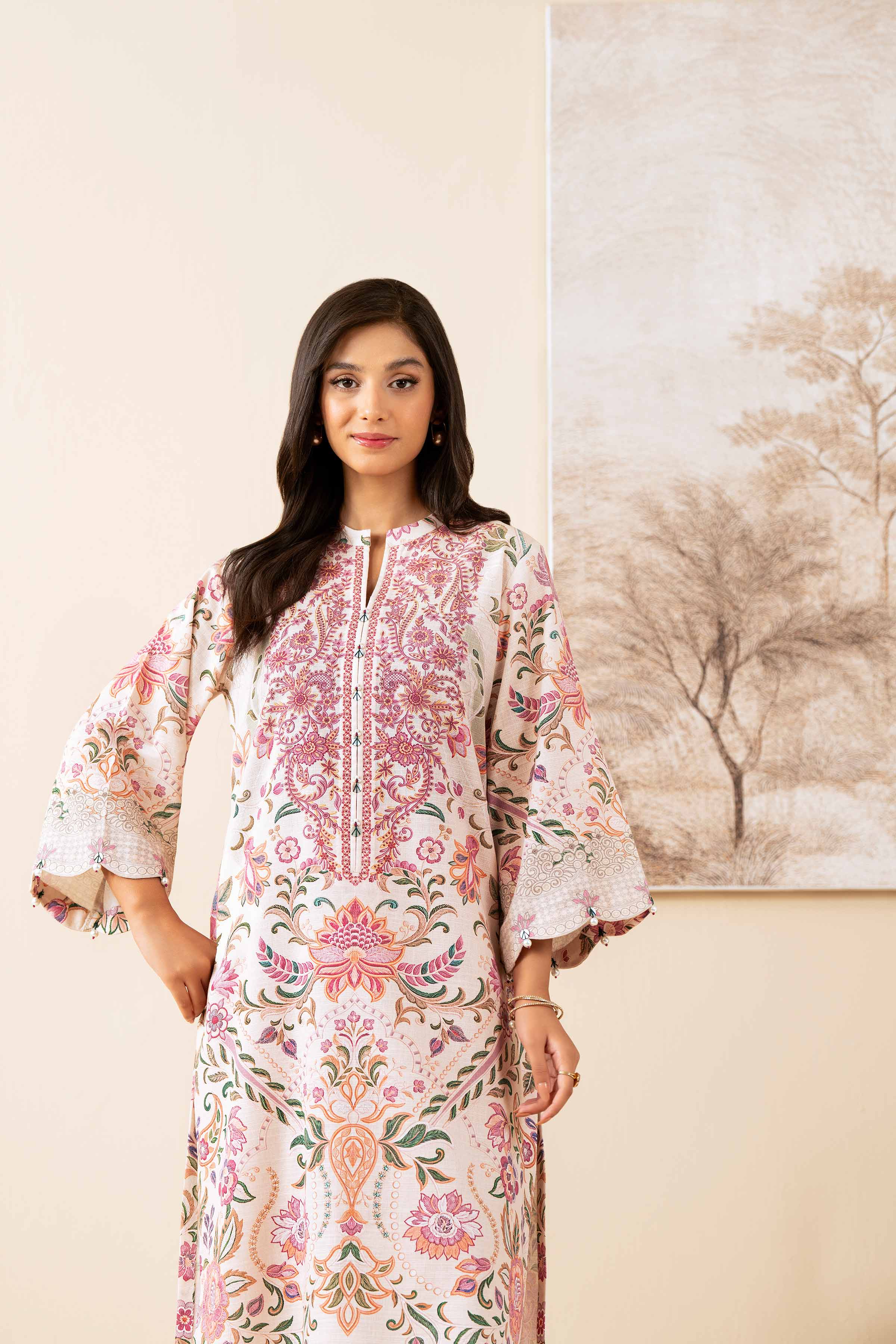 2 Piece - Digital Printed Suit - 42502794 for Women - Unstitched Collection | Nishat | Shop Online