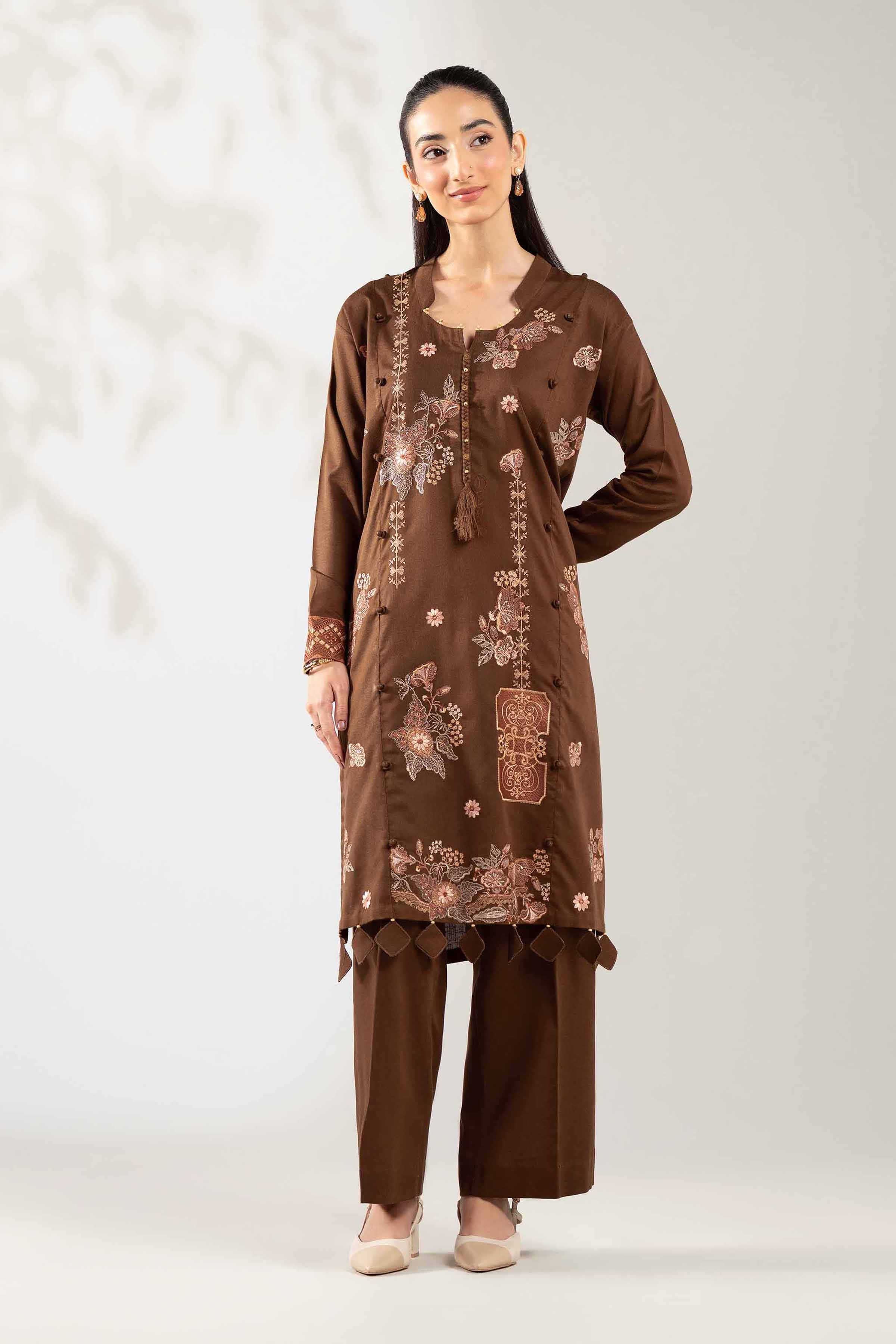 2 Piece - Embroidered Suit - 42502799 for Women - Unstitched Collection | Nishat | Shop Online