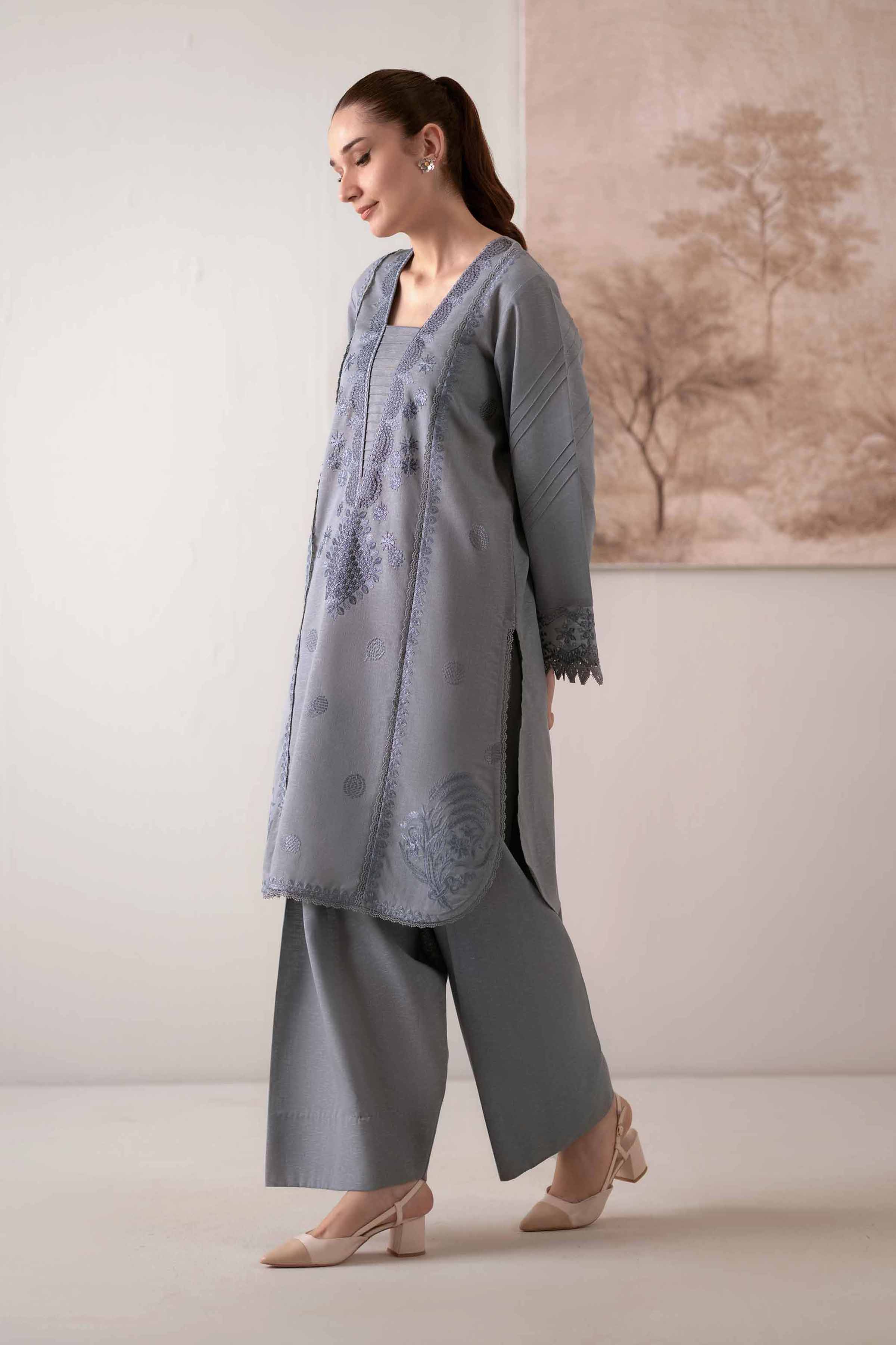 2 Piece - Embroidered Suit - 42502805 for Women - Unstitched Collection | Nishat | Shop Online