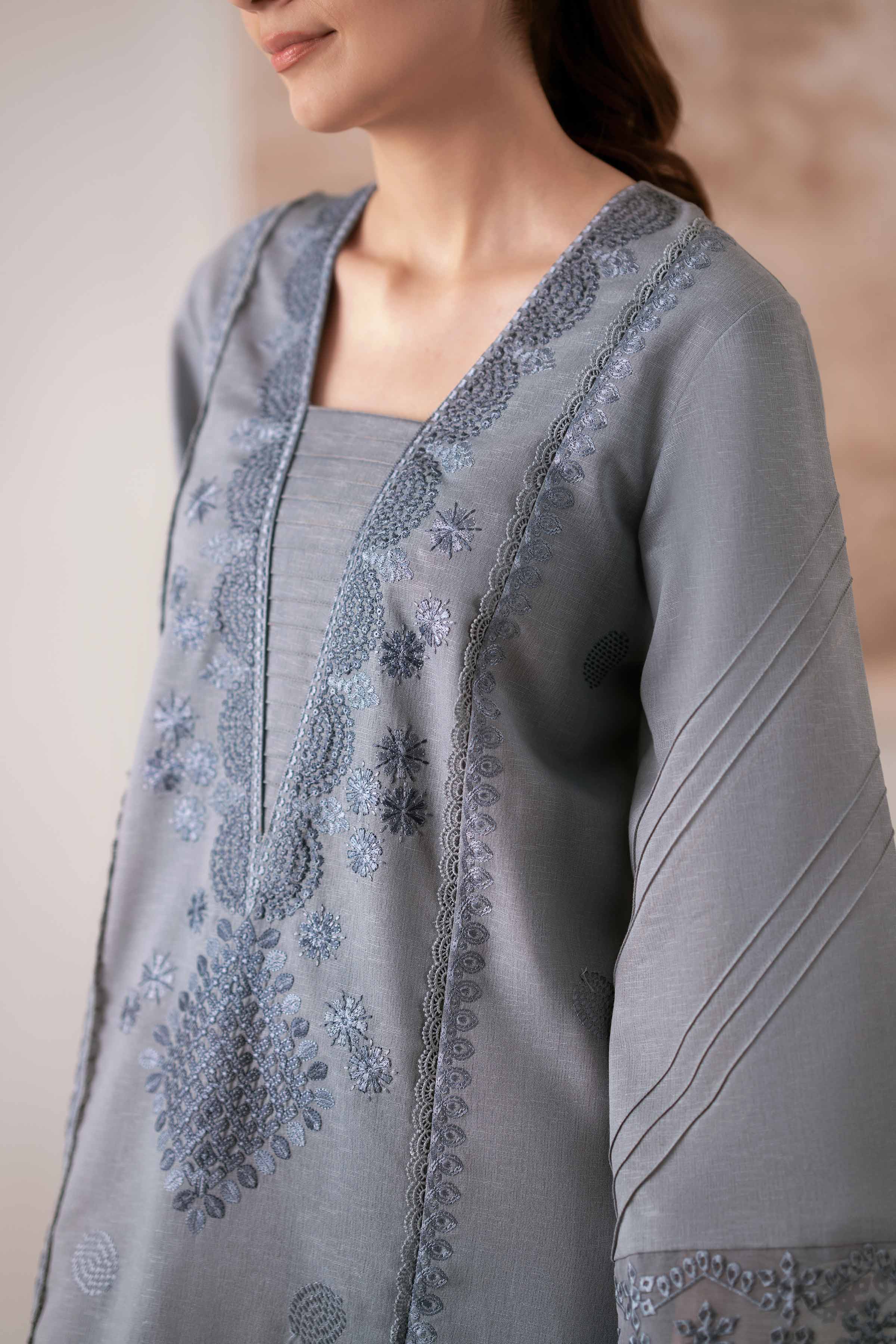 2 Piece - Embroidered Suit - 42502805 for Women - Unstitched Collection | Nishat | Shop Online