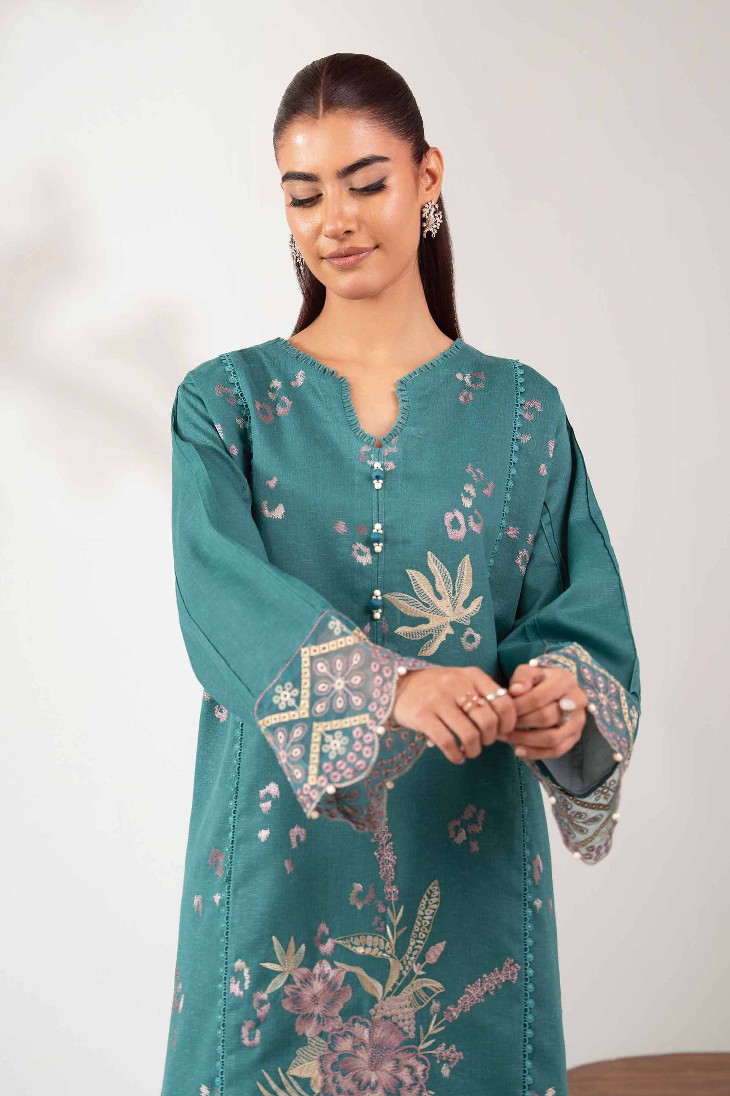 2 Piece - Embroidered Suit - 42502806 for Women - Unstitched Collection | Nishat | Shop Online