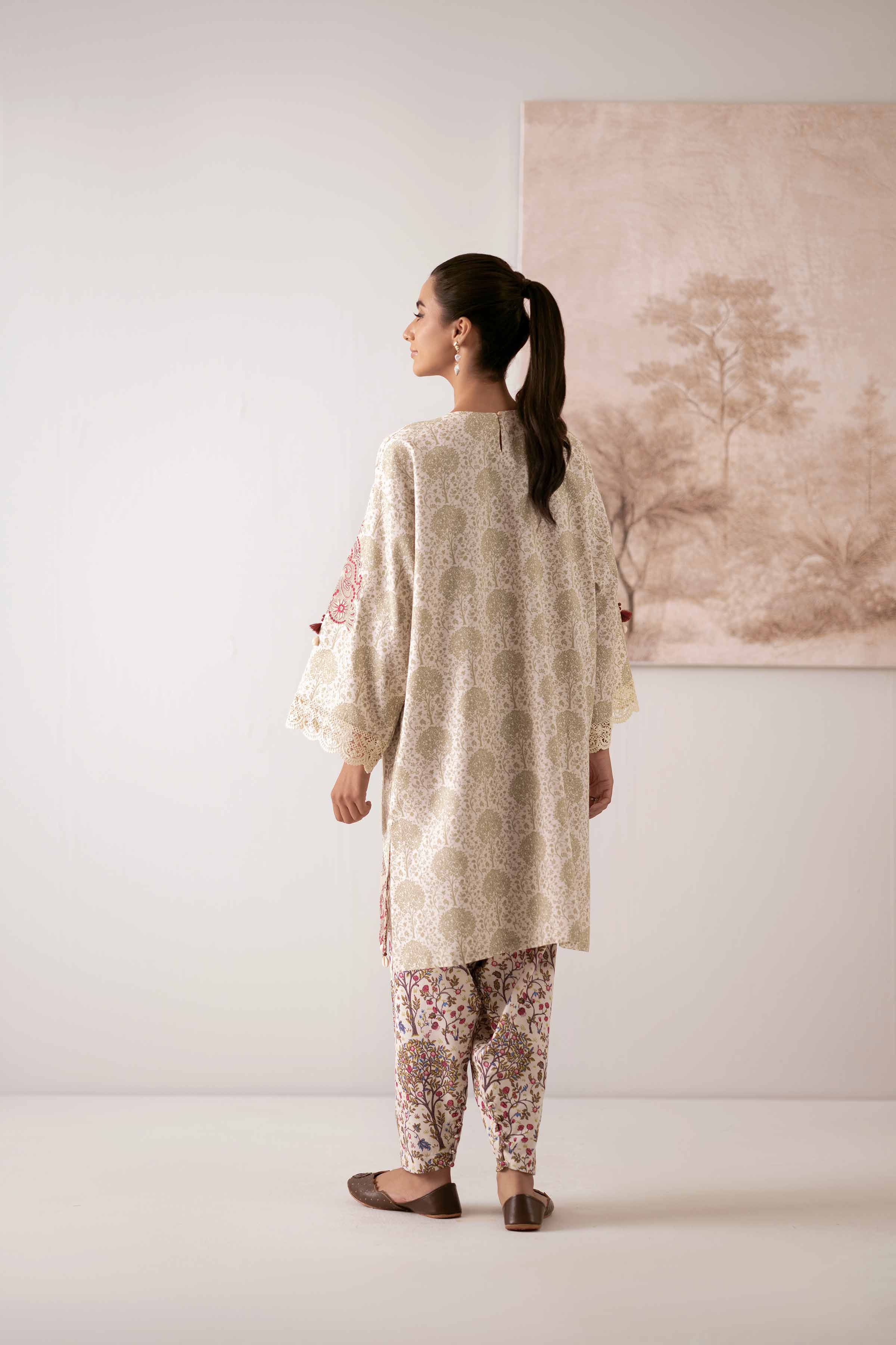 2 Piece - Printed Embroidered Suit - 42502810 for Women - Unstitched Collection | Nishat | Shop Online