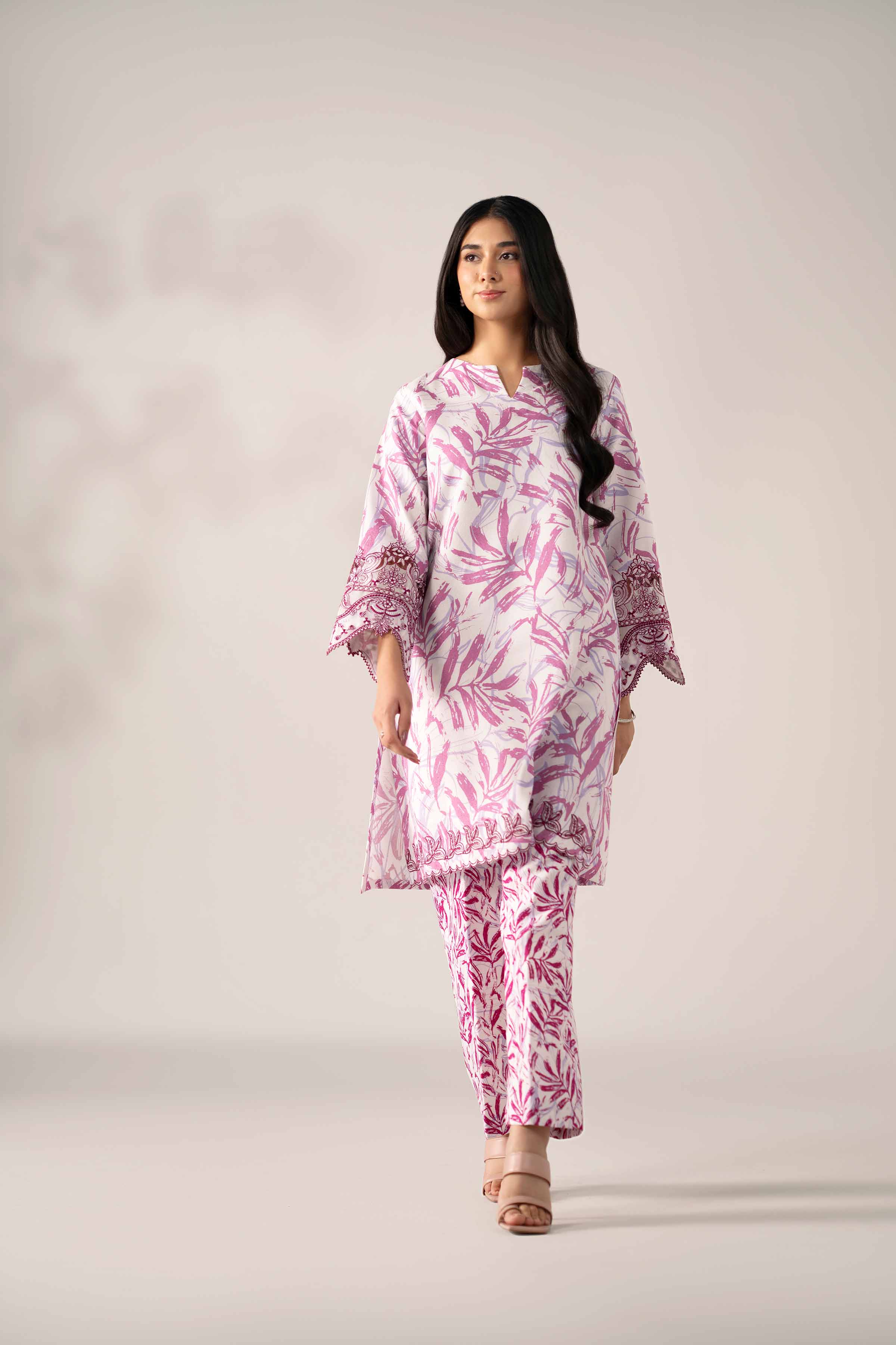 2 Piece - Printed Embroidered Suit - 42502811 for Women - Unstitched Collection | Nishat | Shop Online