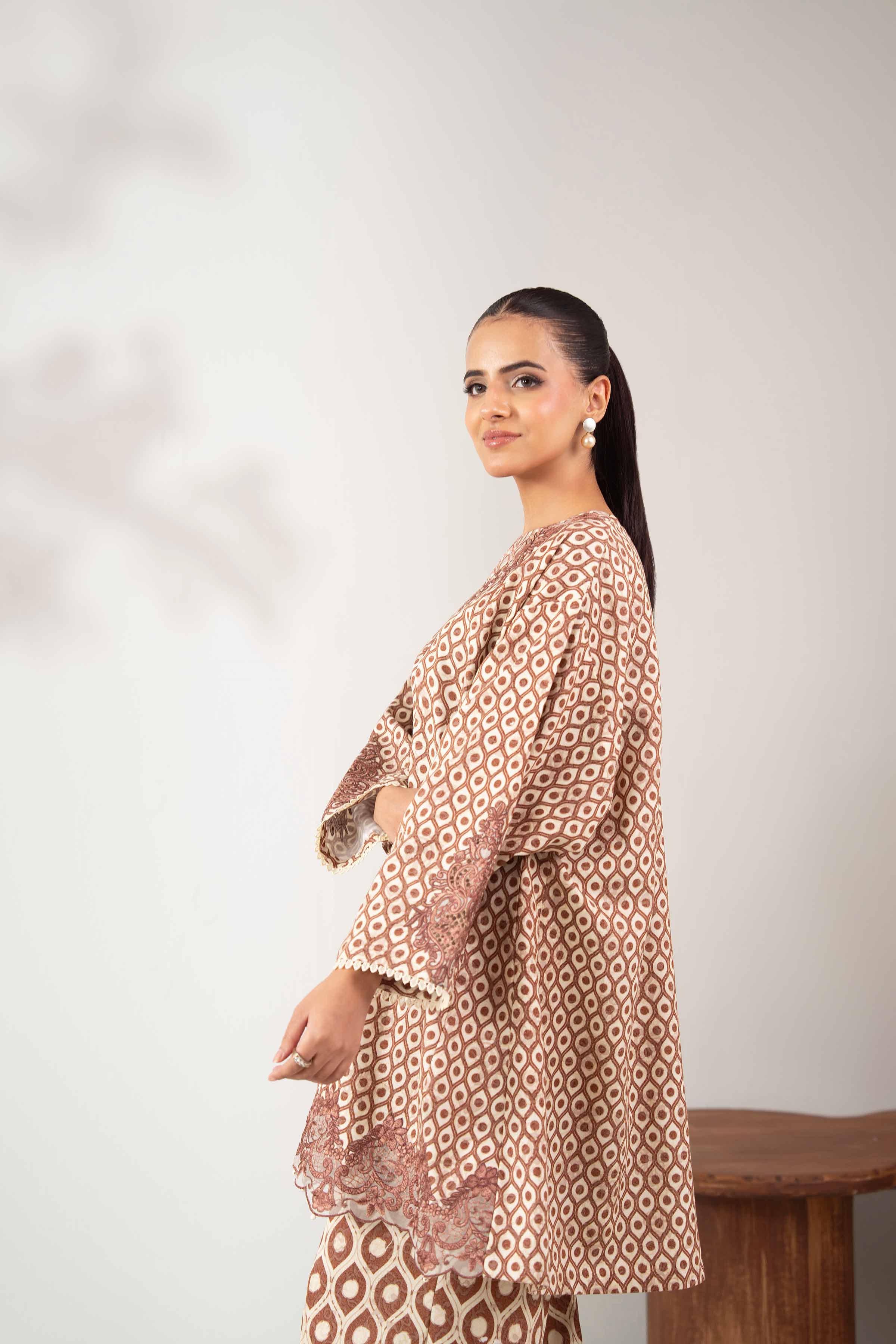 2 Piece - Printed Embroidered Suit - 42502815 for Women - Unstitched Collection | Nishat | Shop Online