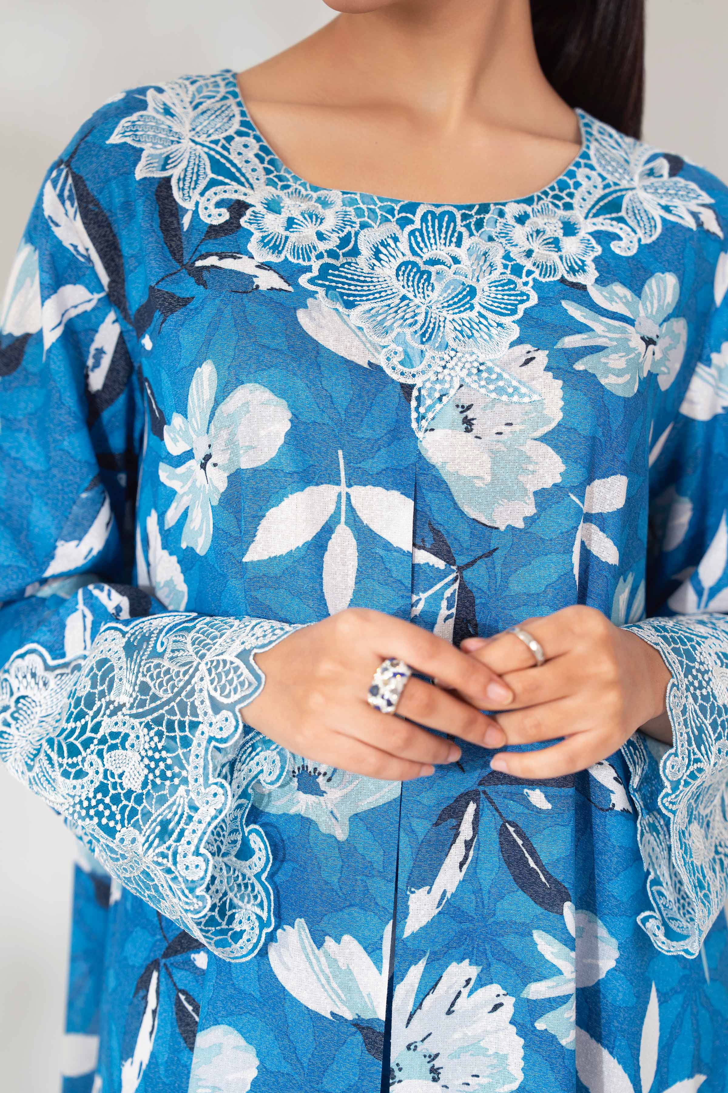 2 Piece - Printed Embroidered Suit - 42502816 for Women - Unstitched Collection | Nishat | Shop Online