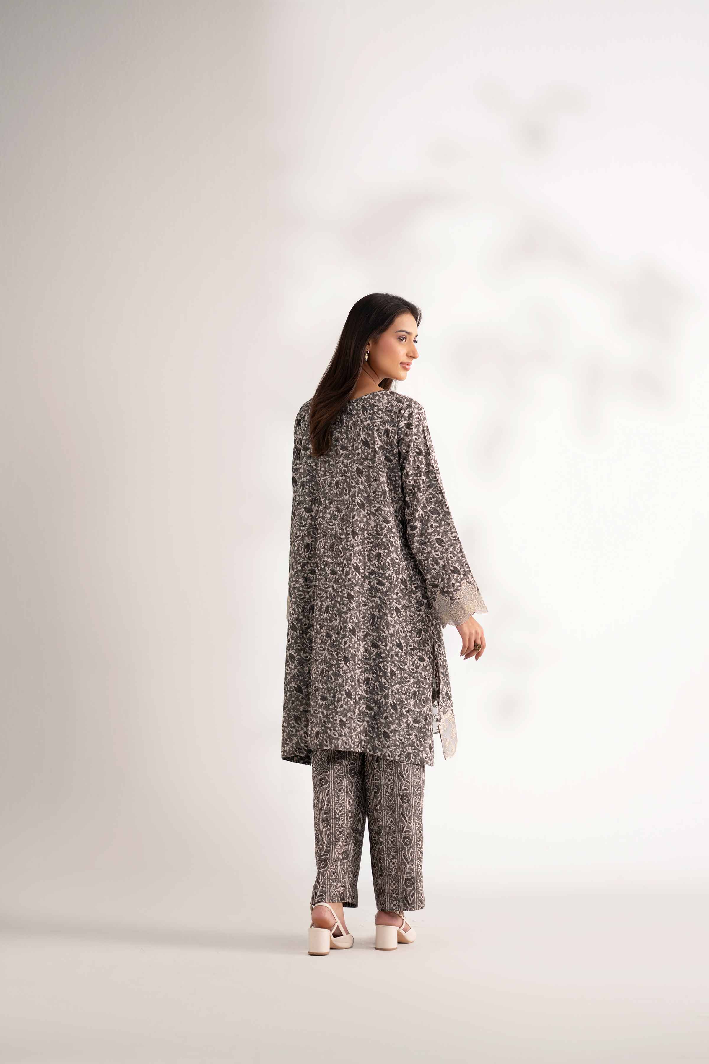 2 Piece - Printed Embroidered Suit - 42502817 for Women - Unstitched Collection | Nishat | Shop Online