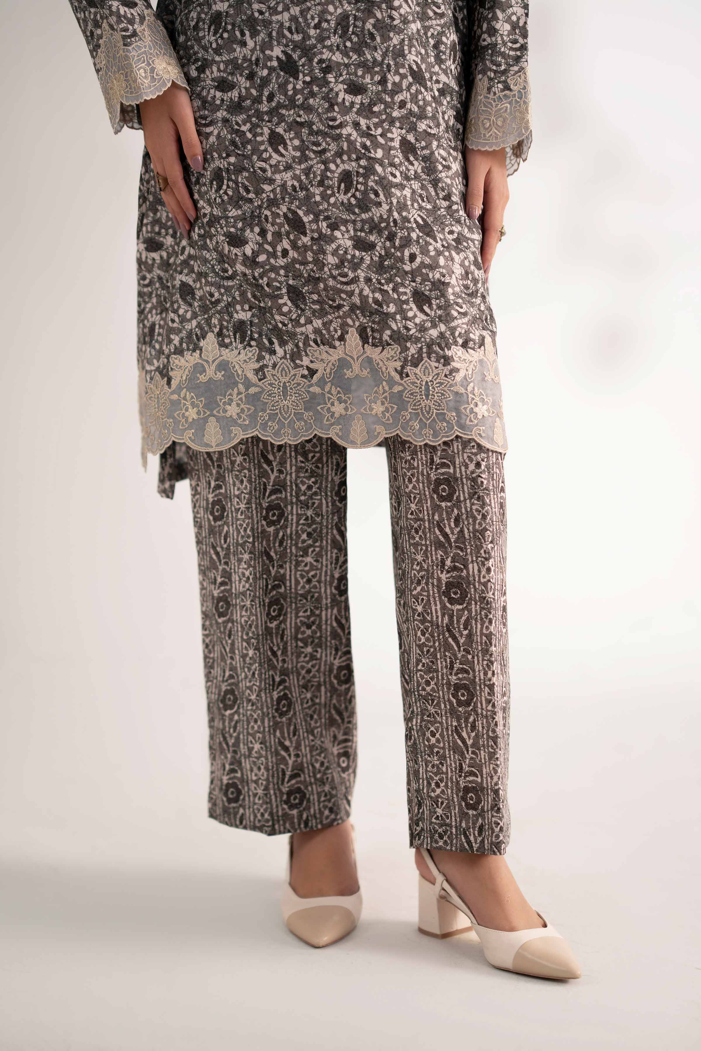 2 Piece - Printed Embroidered Suit - 42502817 for Women - Unstitched Collection | Nishat | Shop Online