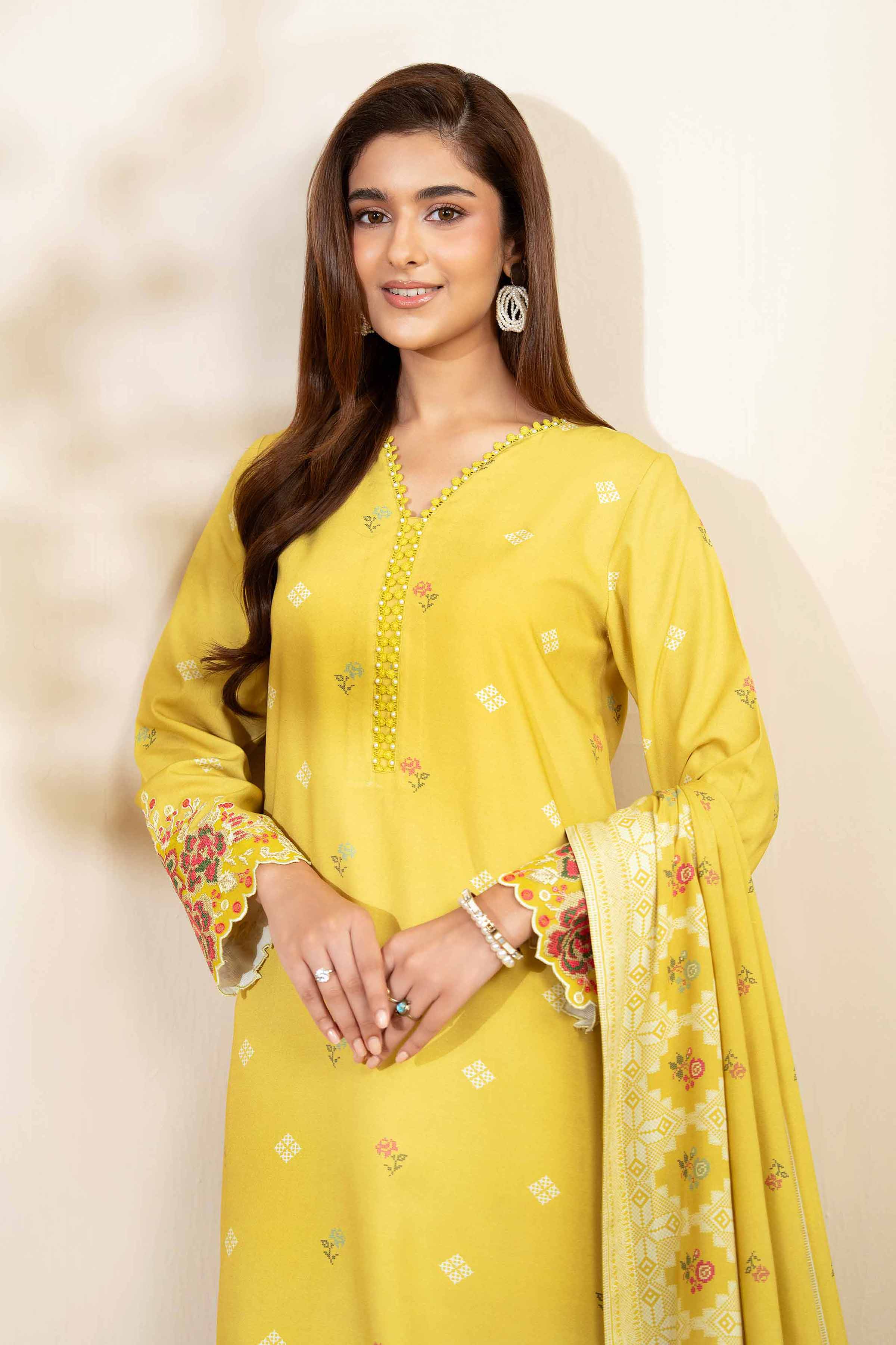 3 Piece - Printed Embroidered Suit - 42502820 for Women - Unstitched Collection | Nishat | Shop Online