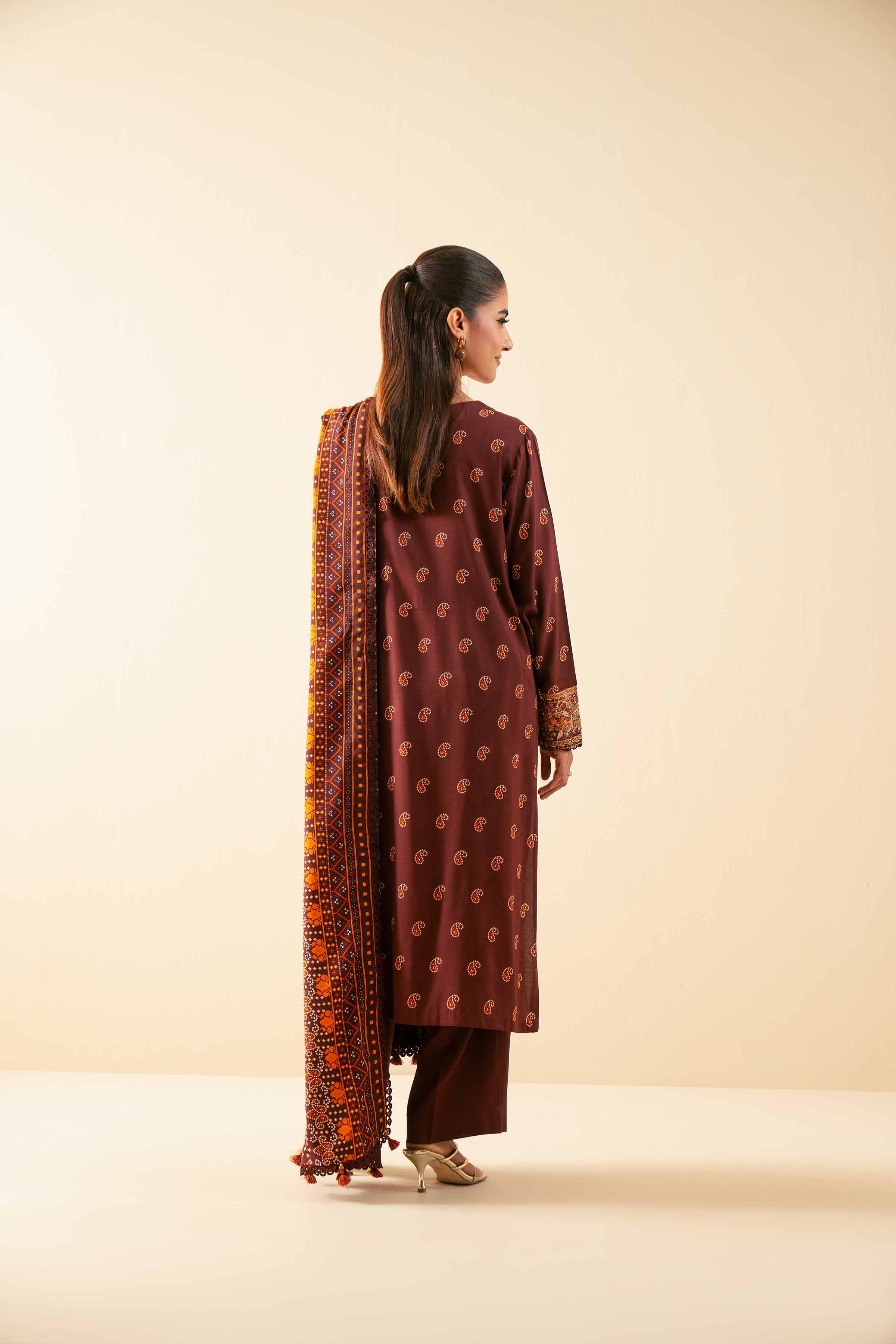 3 Piece - Printed Embroidered Suit - 42502826 for Women - Unstitched Collection | Nishat | Shop Online