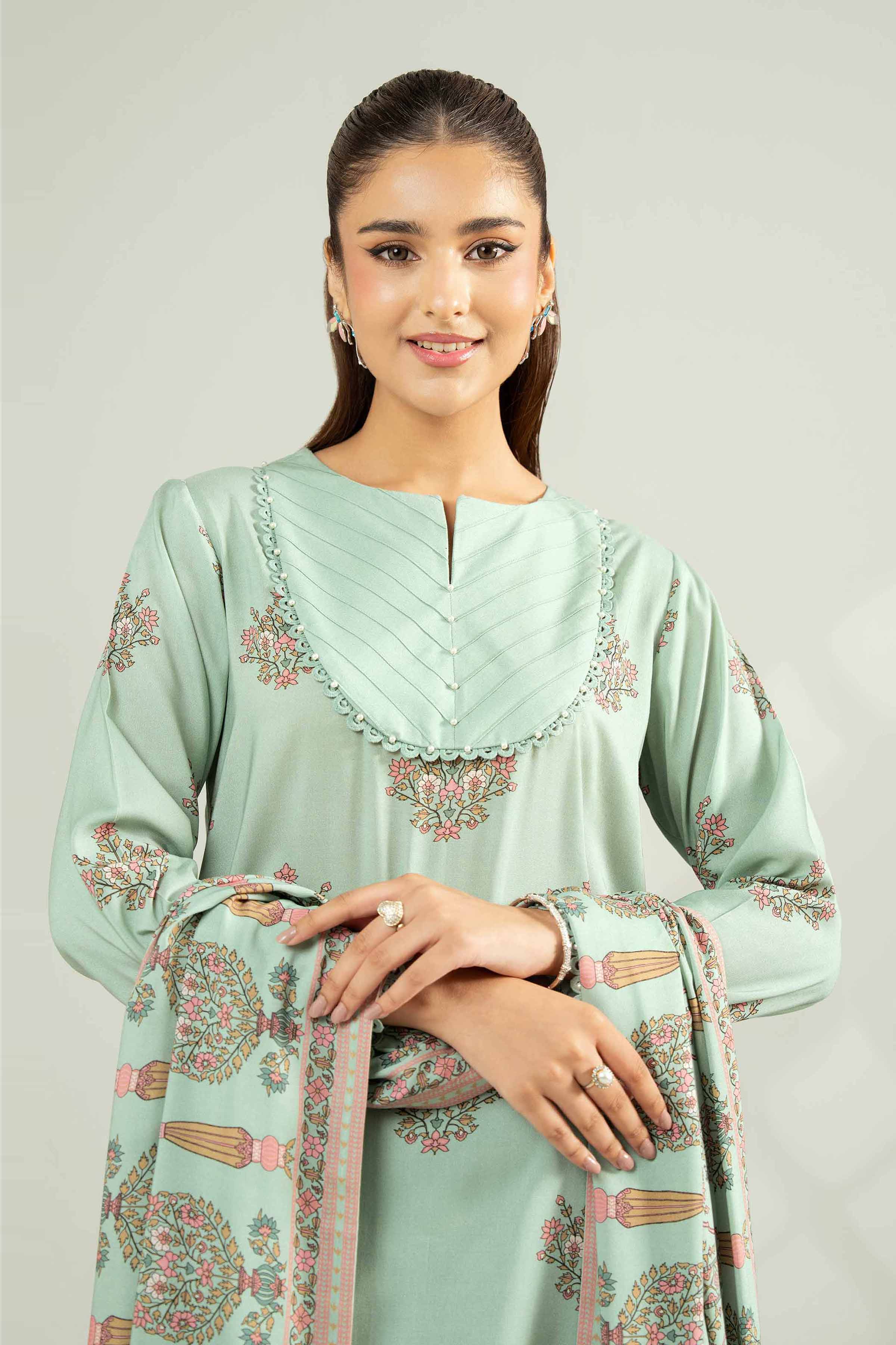 3 Piece - Printed Suit - 42502829 for Women - Unstitched Collection | Nishat | Shop Online